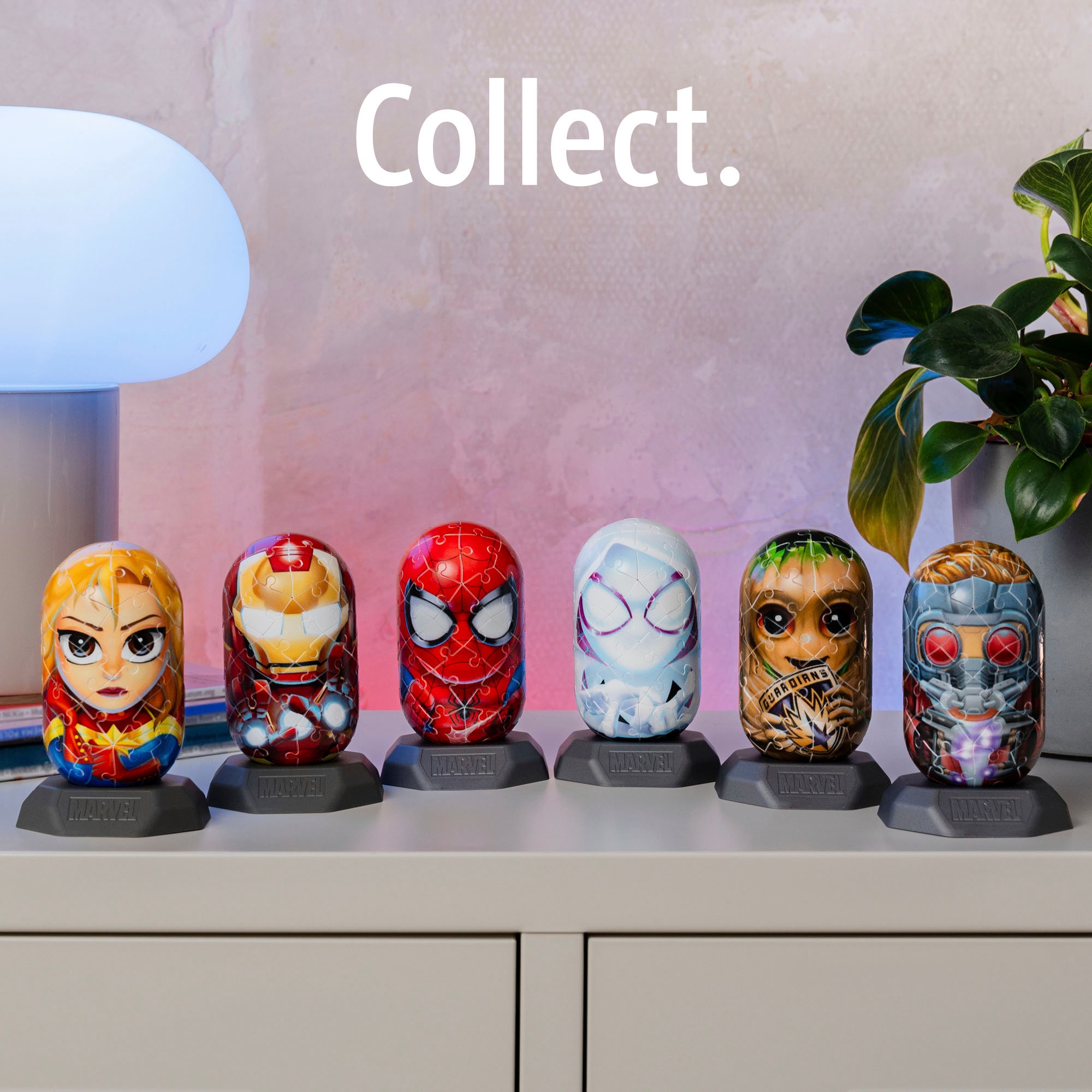Ravensburger 3D-Puzzle »Marvel Heroes, Hylkies Sammelfigur #08 Iron Man«, Made in Europe