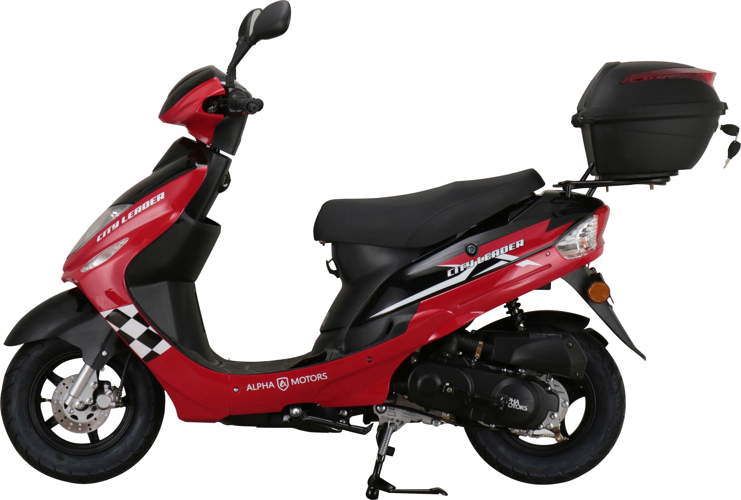 Alpha Motors Motorroller »CityLeader«, 50 cm³, 45 km/h, Euro 5, 2,99 PS, inkl. Topcase