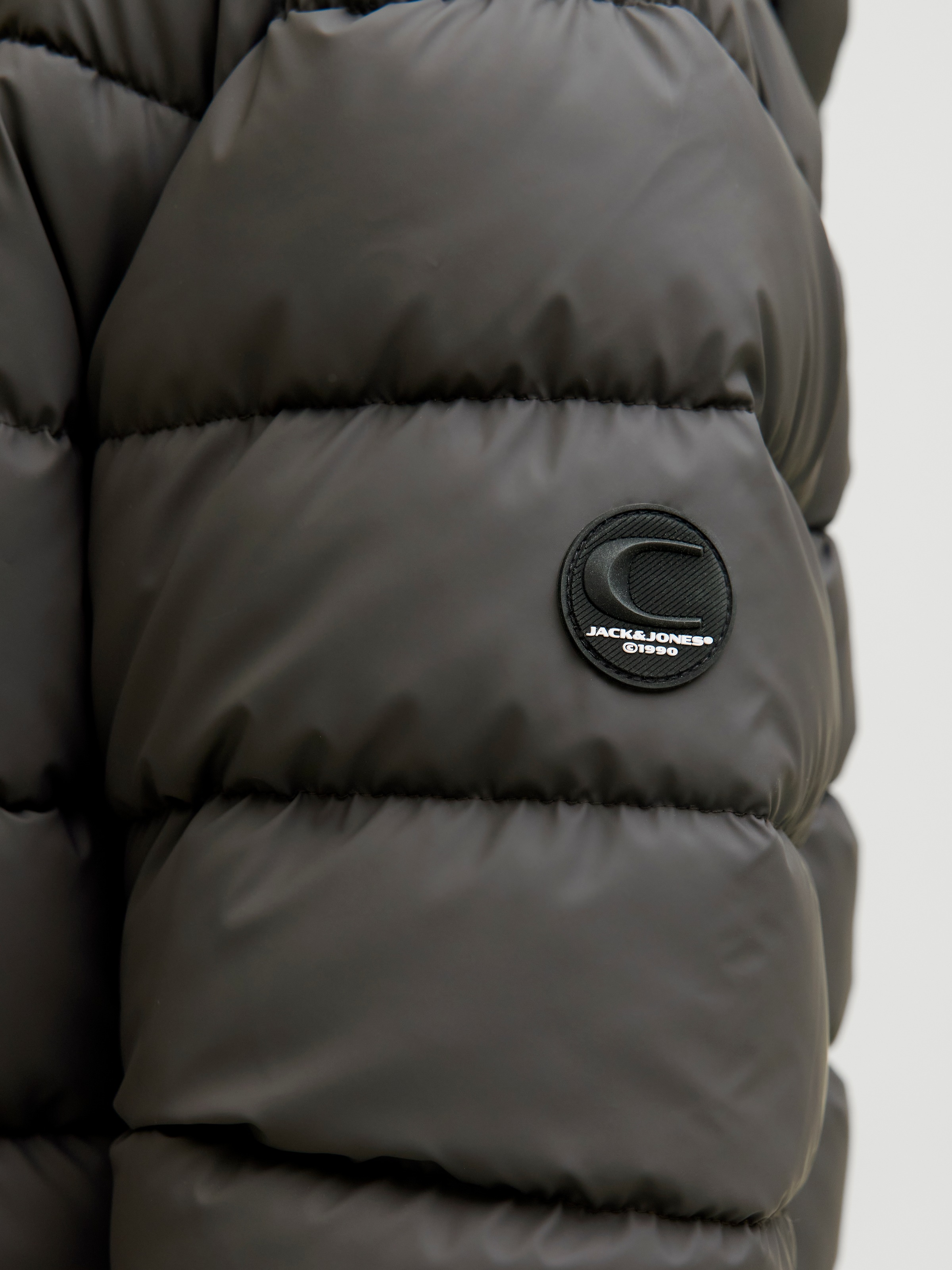 Jack & Jones Steppjacke »JCOPOINT PU PUFFER JACKET BF« mit Kapuze