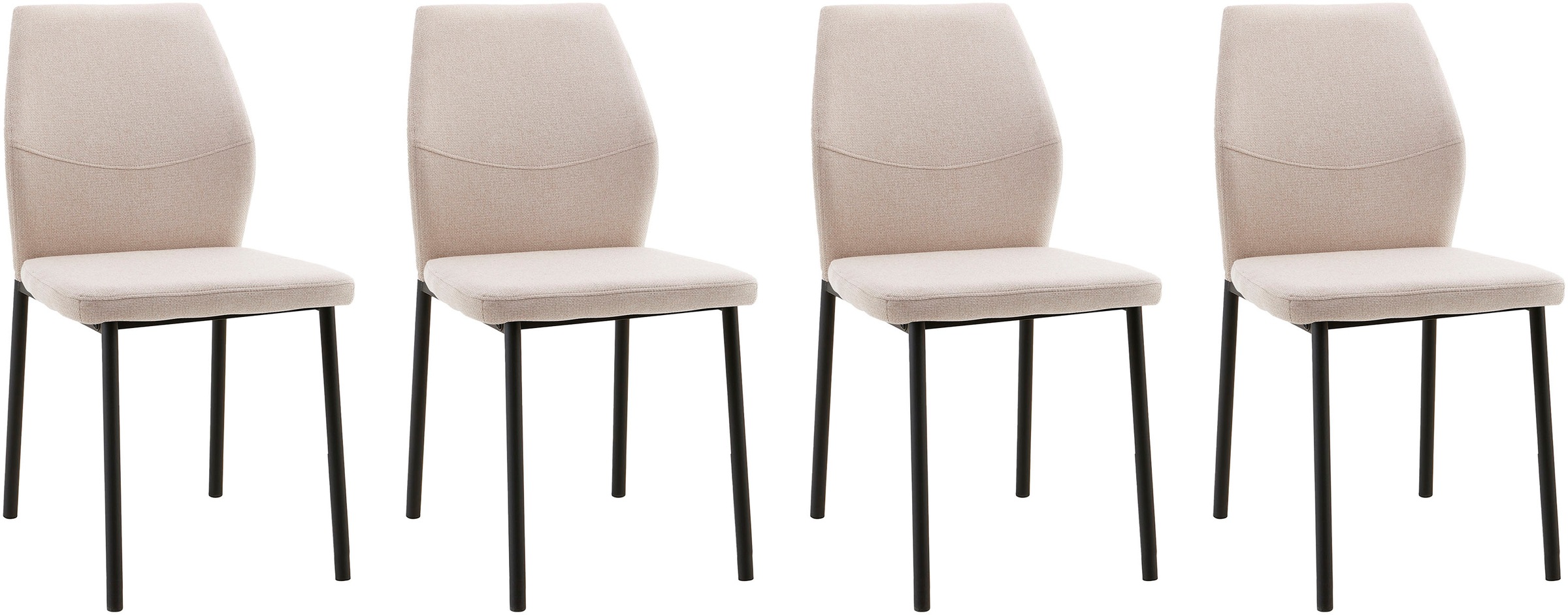 Home affaire Esszimmerstuhl »Lumos«, (Set), 4 St., Webstoff, Webstoff in vi günstig online kaufen