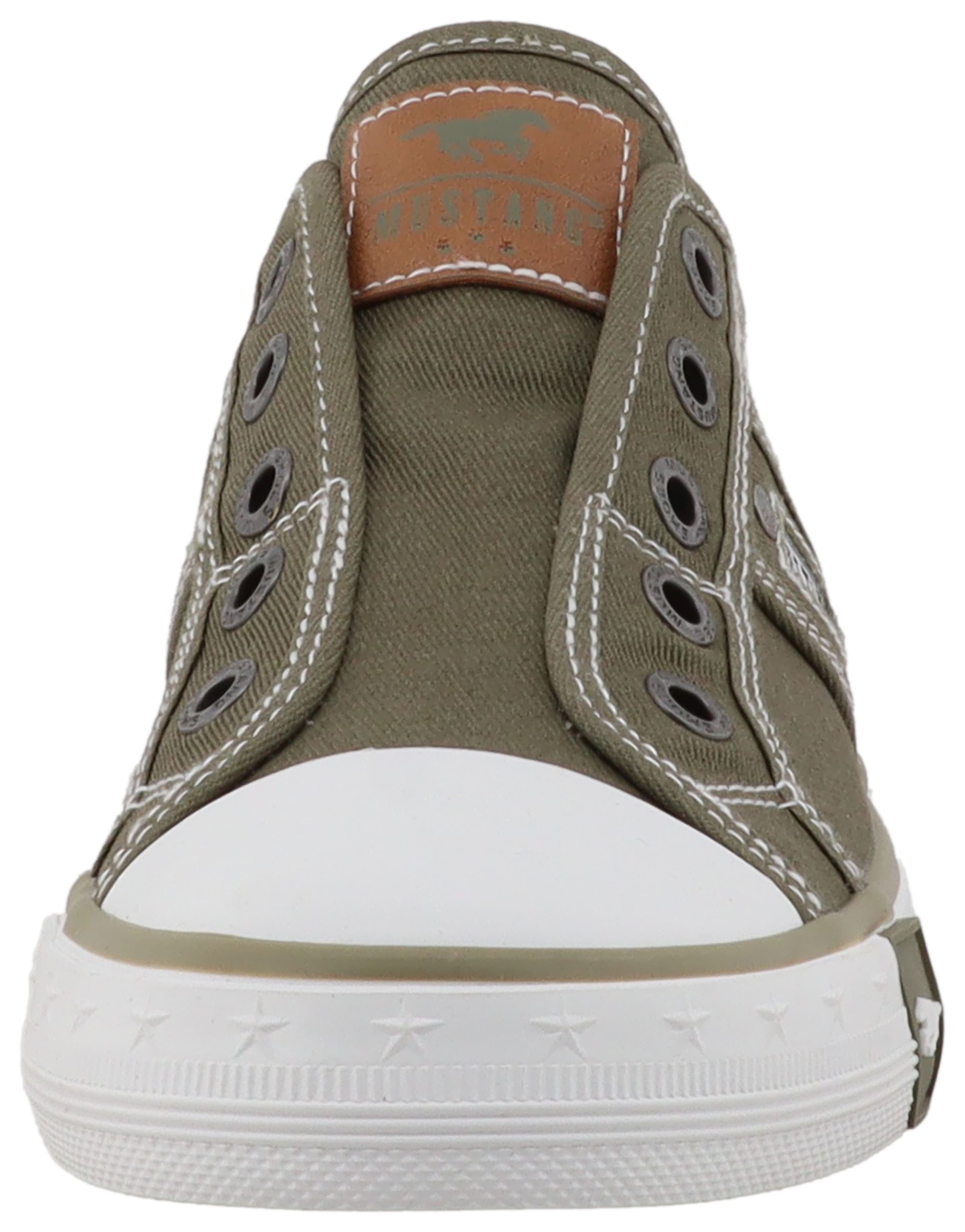 Mustang Shoes Slip-On Sneaker »Gaspare«  Freizeitschuh, Slipper, Halbschuh mit Kontrastnähten