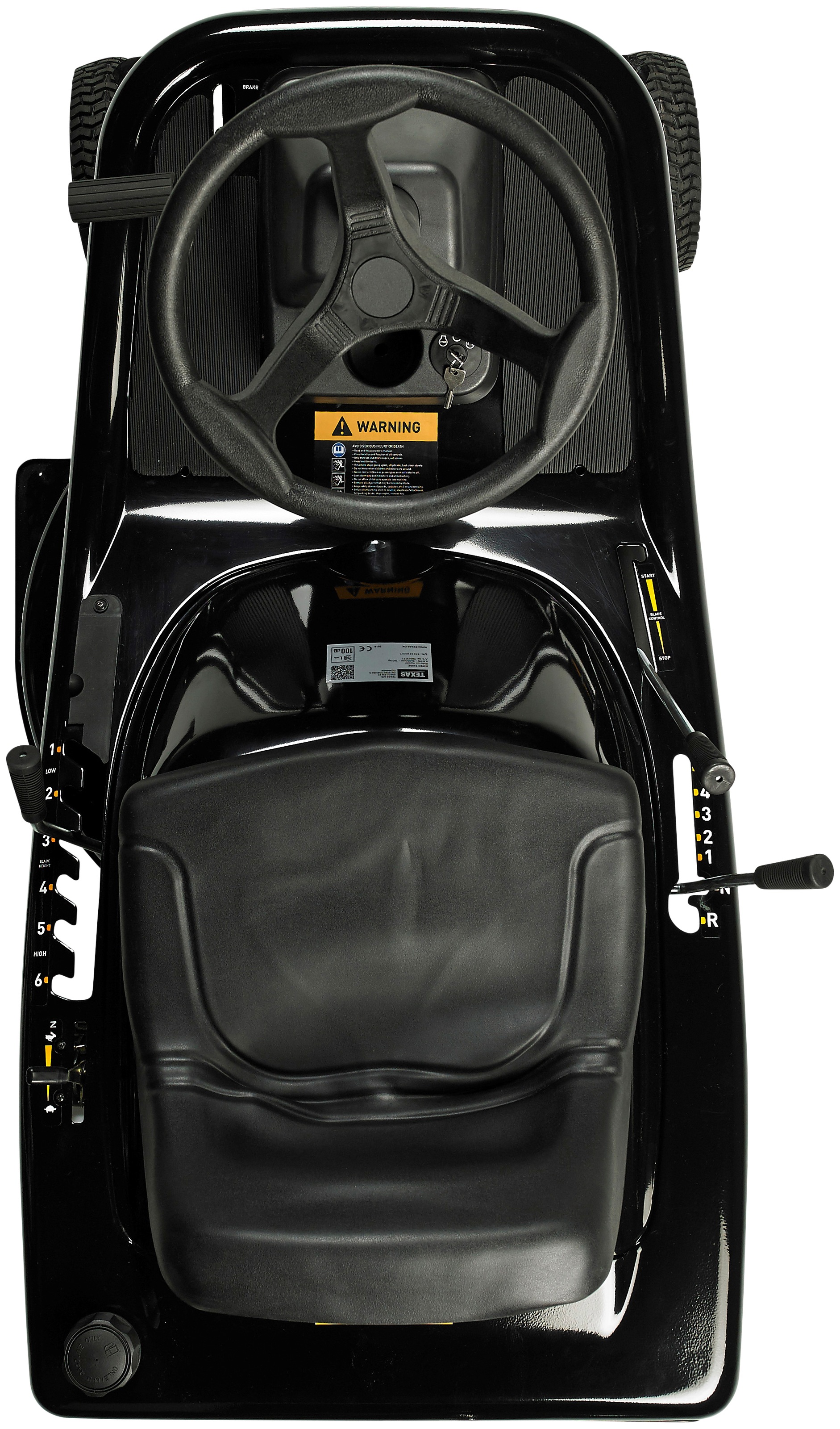 Texas Rasentraktor »Rider 7600E 2in1«, 140 x 77 x 92 cm