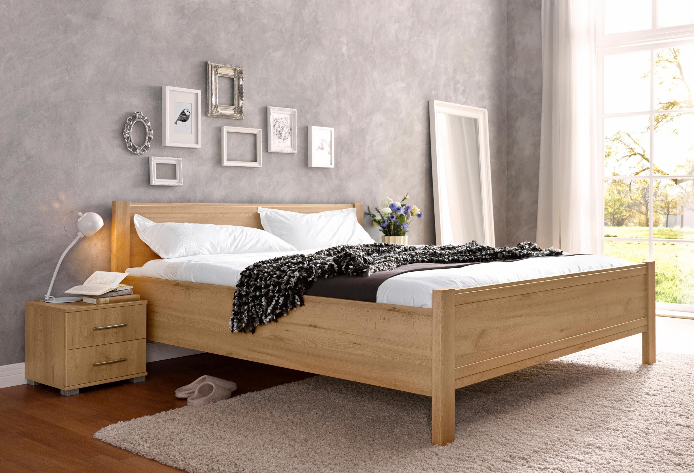 priess Bett "Husum Schlafzimmer Jugendzimmer Rahmenbett" mit Komforthöhe ve günstig online kaufen