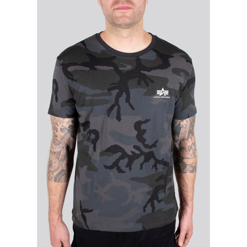 Alpha Industries Rundhalsshirt »Backprint T Camo«