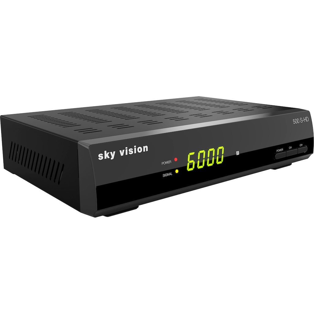 Sky Vision Satellitenreceiver »500 S-HD HDTV«, (EPG (elektronische Programmzeitschrift)-USB-Mediaplayer-Automatischer Sendersuchlauf)