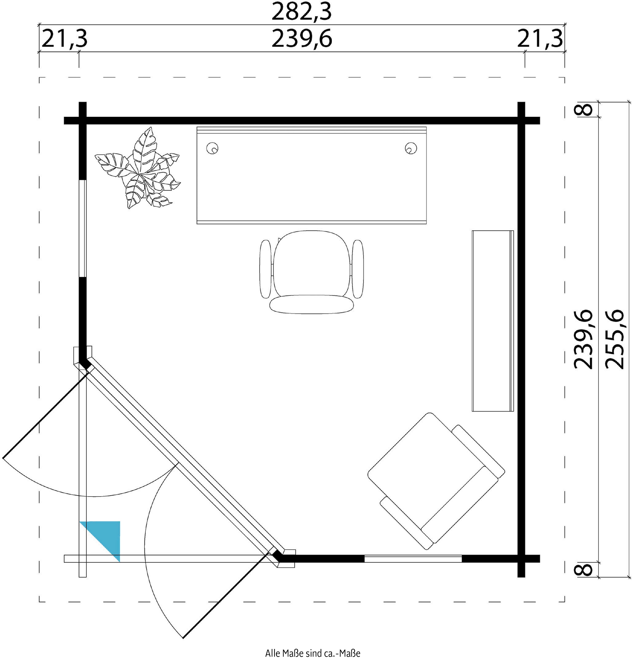 LASITA MAJA Gartenhaus »OBAN«