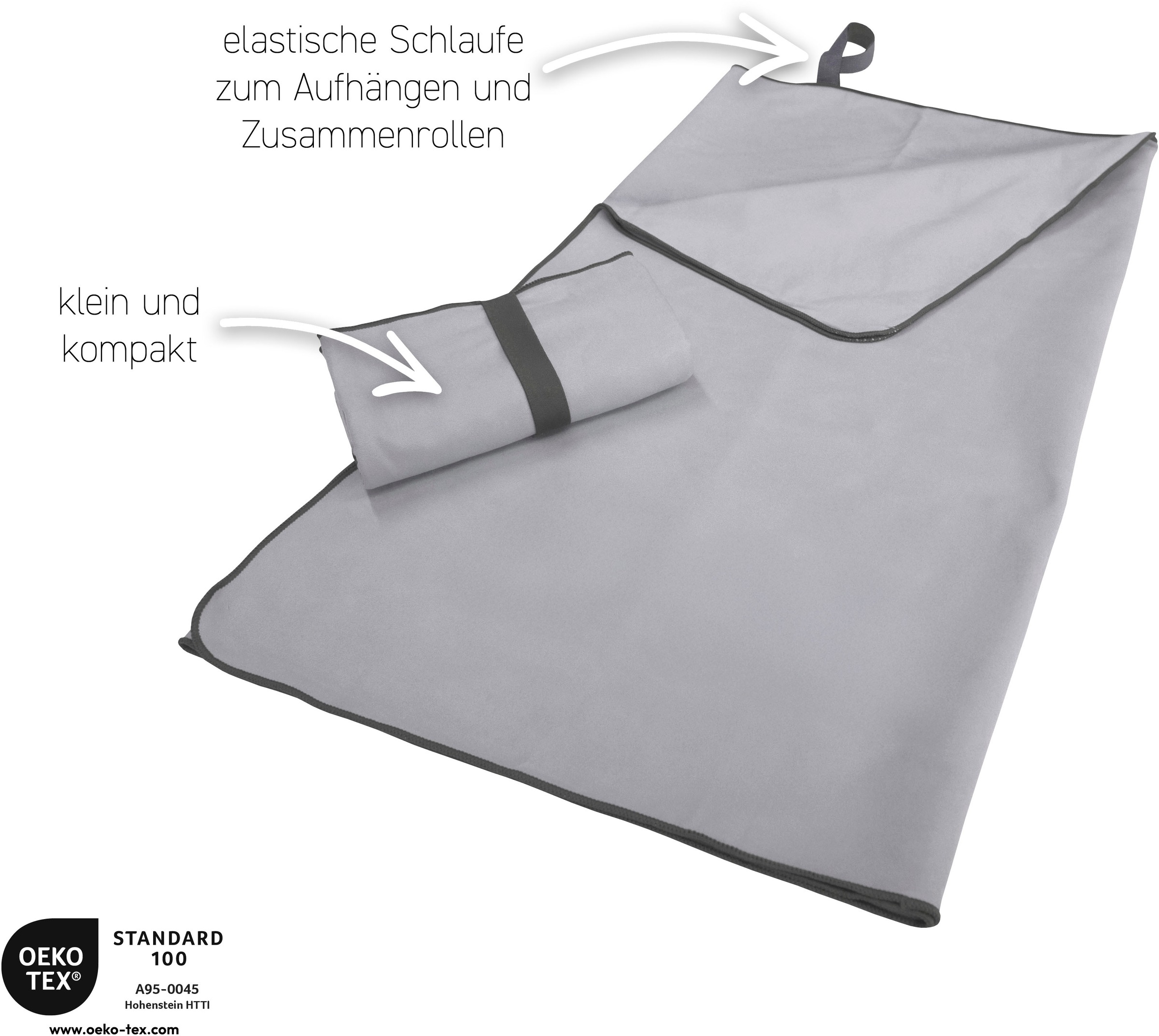 my home Sporthandtuch »Elja Reisehandtuch, Strandhandtuch,«, (2 St.), auch günstig online kaufen