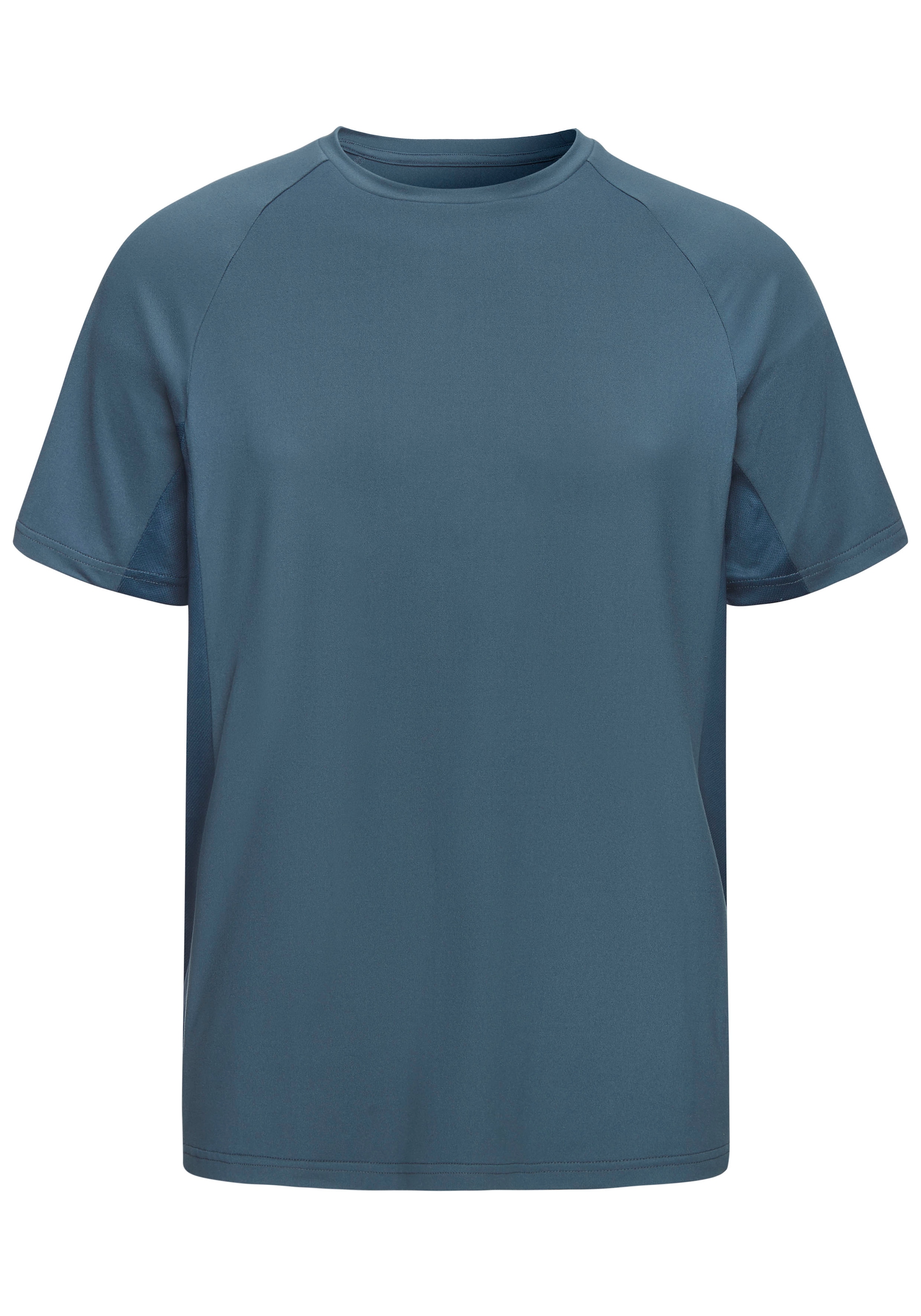 AUTHENTIC LE JOGGER Funktionsshirt mit Rundhalsausschnitt und seitlichen Mesh-Einsatz