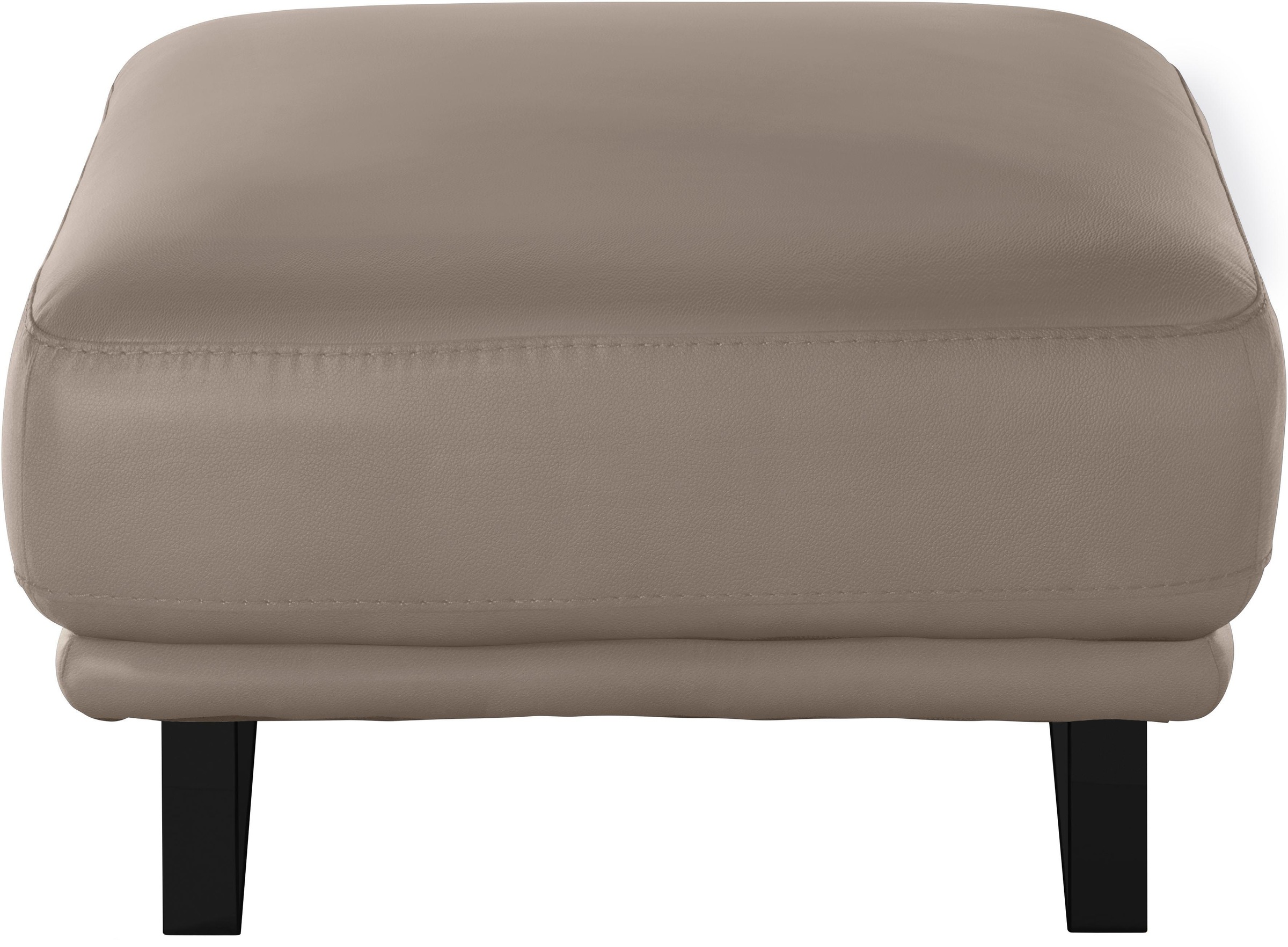 W.SCHILLIG Hocker »montanaa«, mit Metallkufen in Schwarz pulverbeschichtet, Breite 71 cm