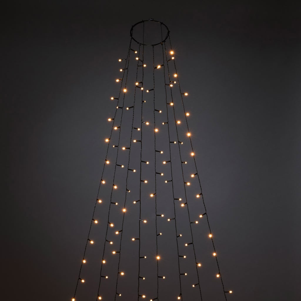 KONSTSMIDE LED-Baummantel »Weihnachtsdeko aussen, Christbaumschmuck, 8h Timer, vormontiert«
