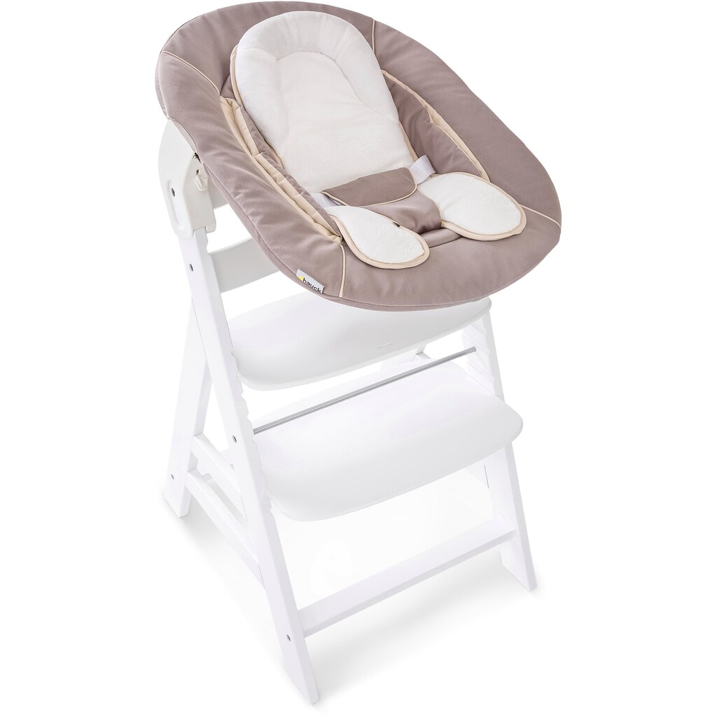 Hauck Hochstuhlaufsatz »Alpha Bouncer 2in1 Wippenaufsatz, Stretch beige« bis, 9 kg