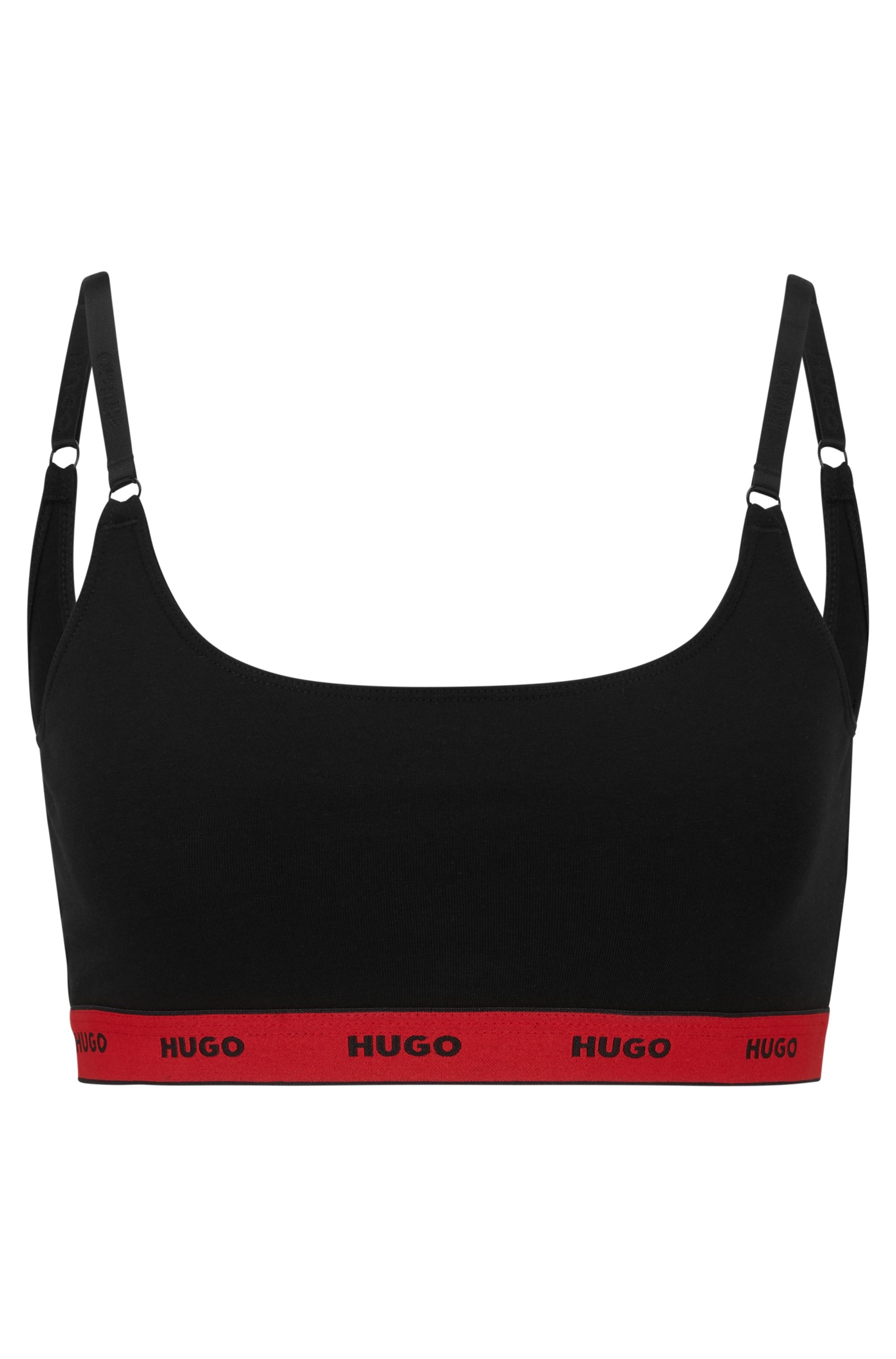 HUGO Underwear Bralette-BH »TWIN BRALETTE STRIPE«, mit elastischem Bund
