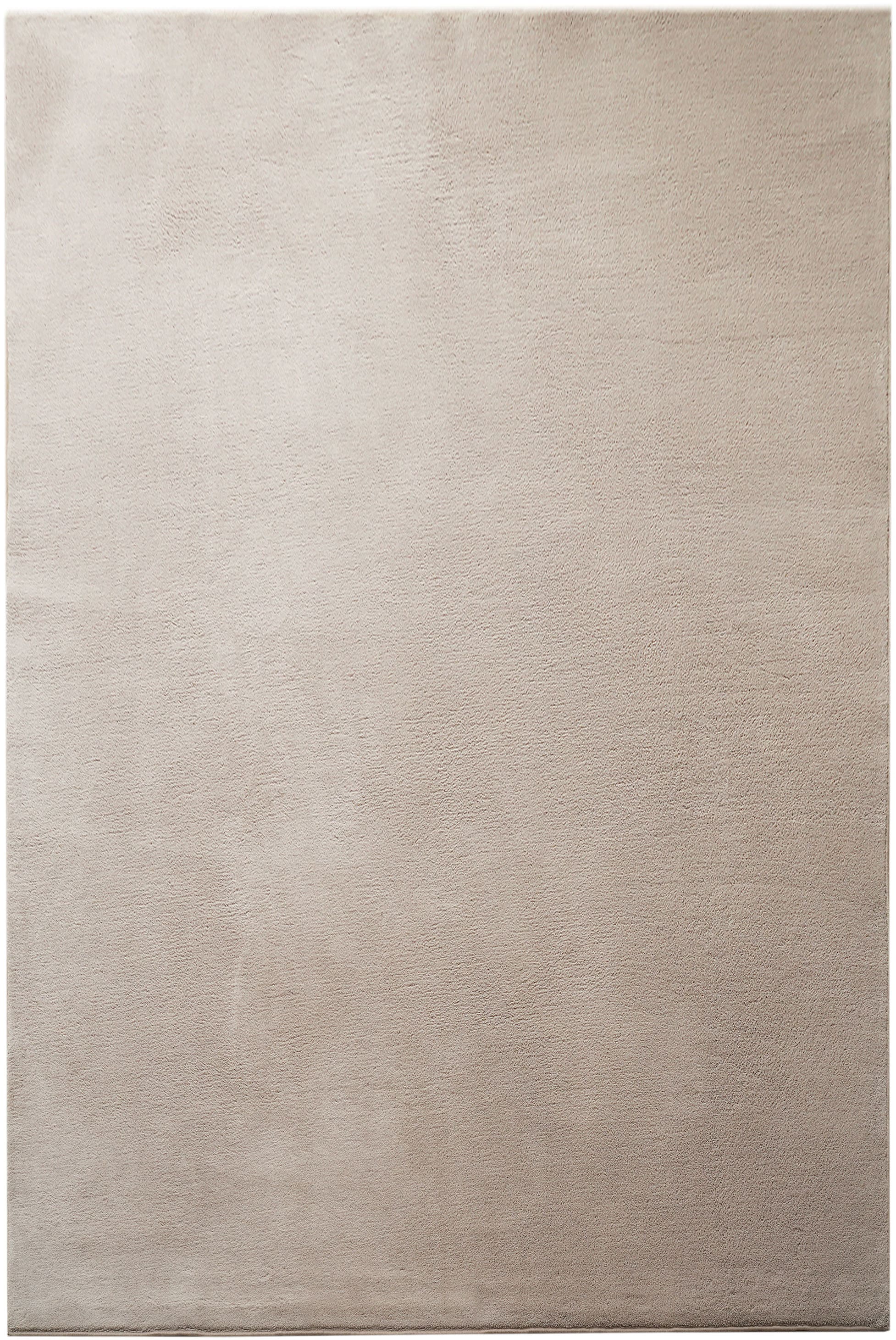 my home Teppich »Cali light, weich, modern, waschbar« rechteckig 13 mm Höhe Uni-Farben, kuschelig, & weich, Wohnzimmer, Schlafzimmer, Esszimmer