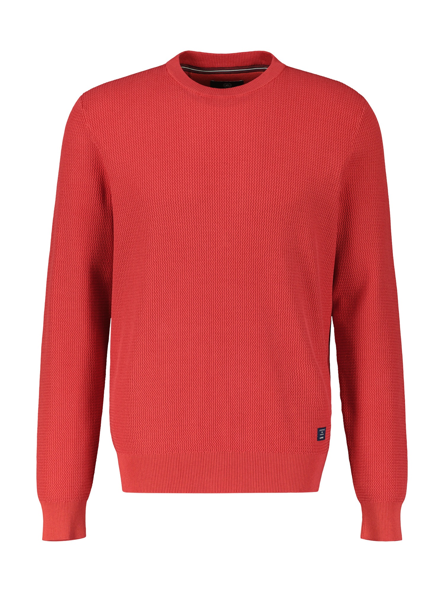 Strickpullover  Strickpullover, O-Neck, Gr. S, LAVA RED