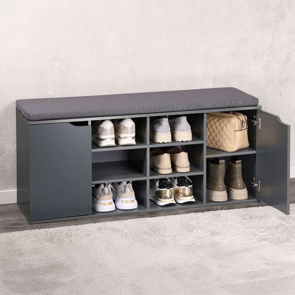 KESPER® Schuhschrank »Schuhschrank mit Sitzkissen, 2 Türen, FSC«