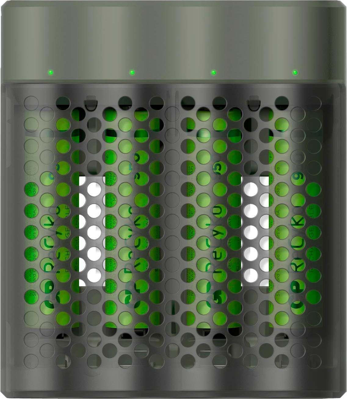 GP Batteries Batterie-Ladegerät »ReCyko Speed M451 4-fach NiMH mit 4 x AAA 950 mAh NiMH-Batterien«