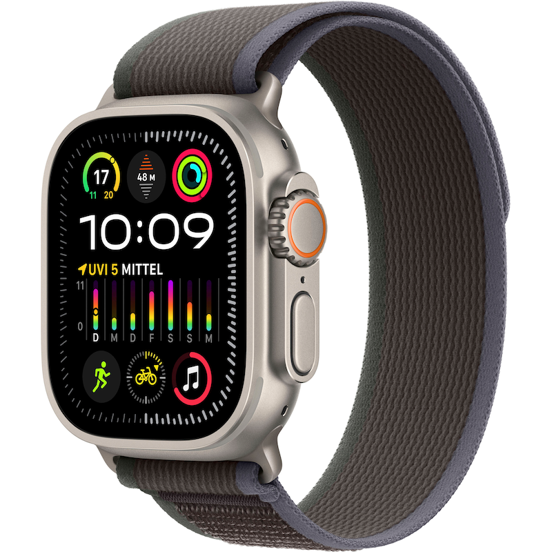 APPLE Smartwatch »Watch Ultra 2 Titanium« (4, 9 cm / 1, 92 ′′) Watch OS 10 Titan