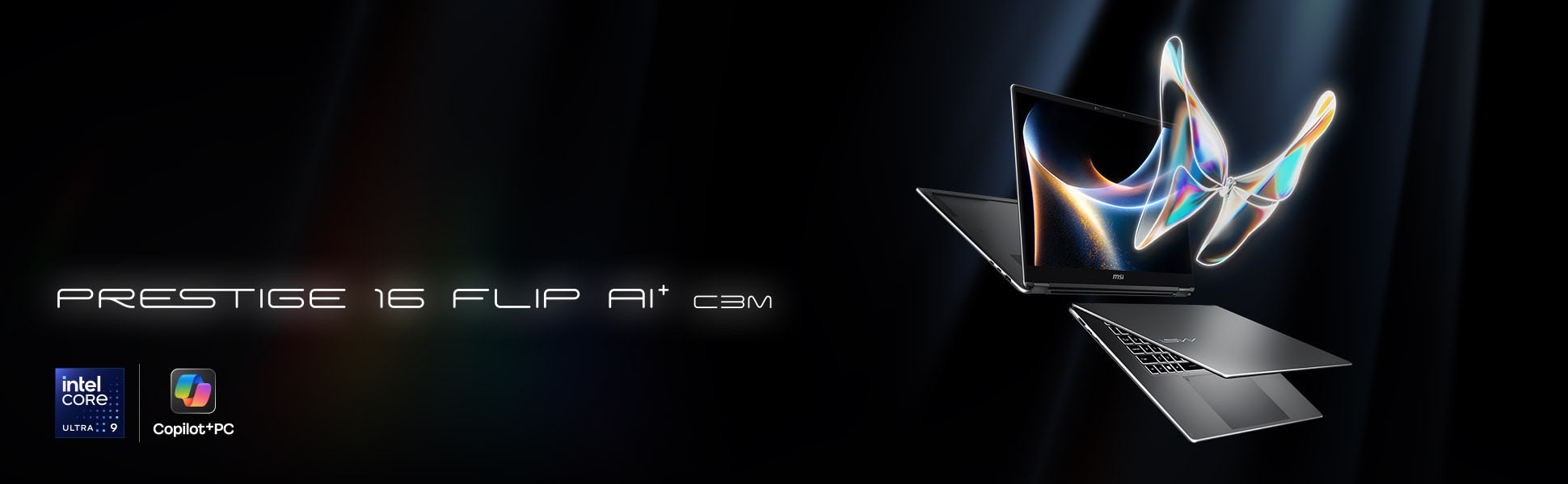 MSI Convertible Notebook »Prestige 16 Flip AI+ C3MTG-063« 40,7 cm / 16 ″ Intel Core Ultra 9 Intel Graphics 2.000 GB SSD