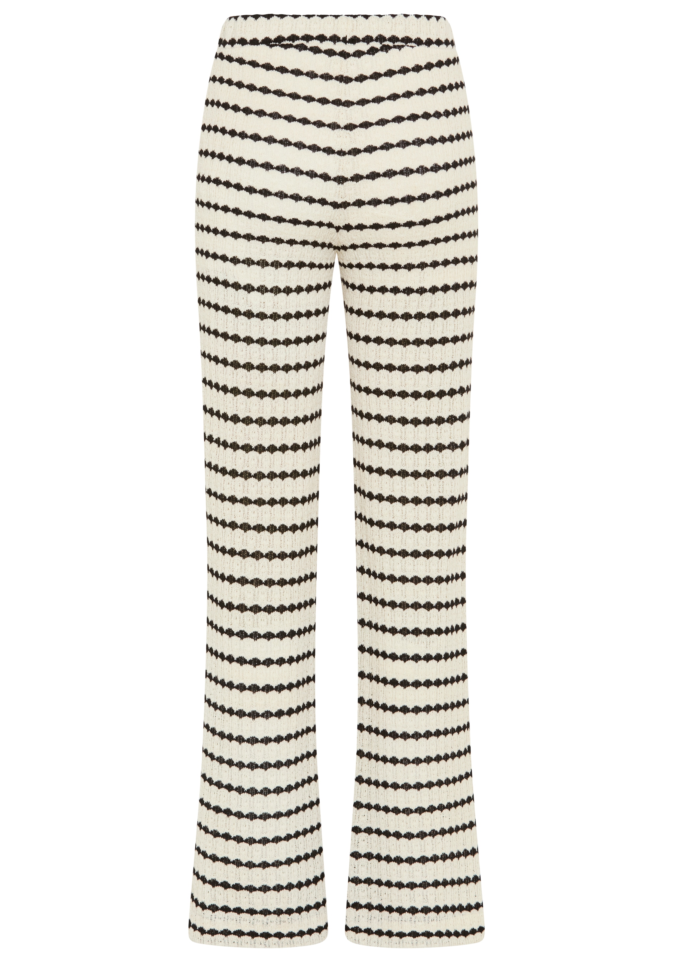 Tamaris Strickhose  luftige Hose mit trendigem Muster und lässigem Schnitt
