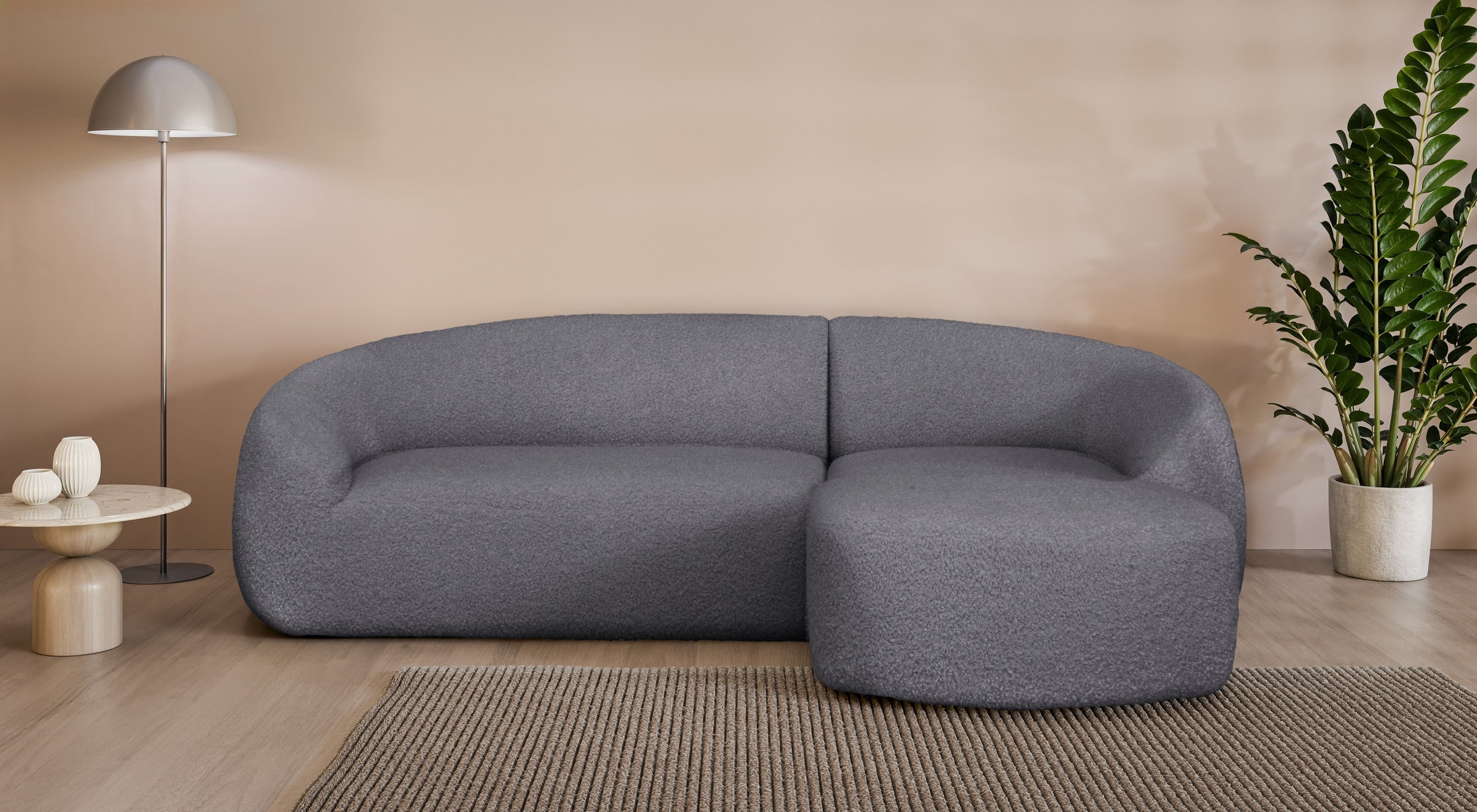 LeGer Home by Lena Gercke Ecksofa »YANI, L-Form, Designersofa, organische F günstig online kaufen