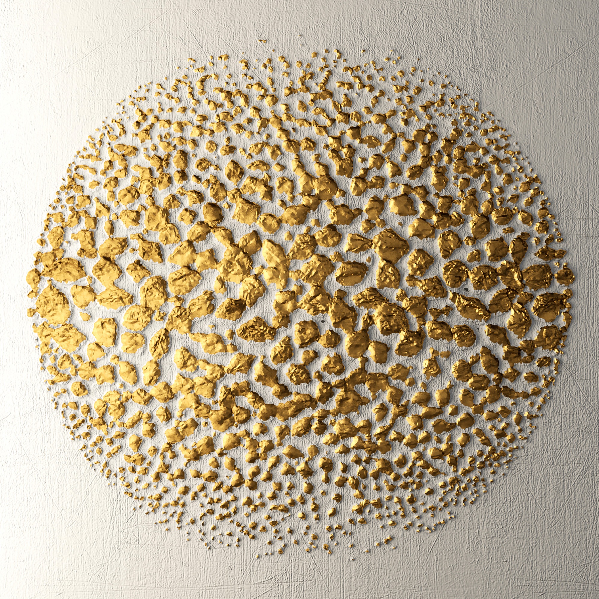 Leonique Leinwandbild »Golden Ball«, Abstrakt-Abstrakte-Kunst-Modern, (1 St günstig online kaufen