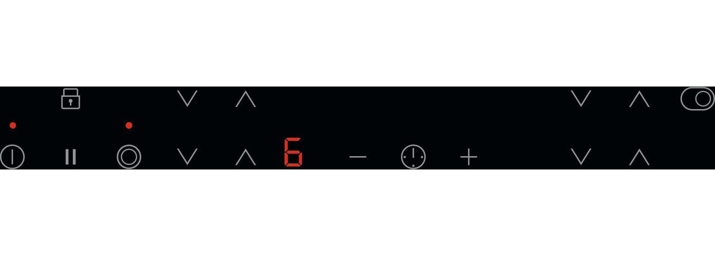 AEG Elektro-Kochfeld »TN64RA06XB« Autarkes Kochfeld: 2 erweiterbare Kochzonen für große Pfannen & Töpfe