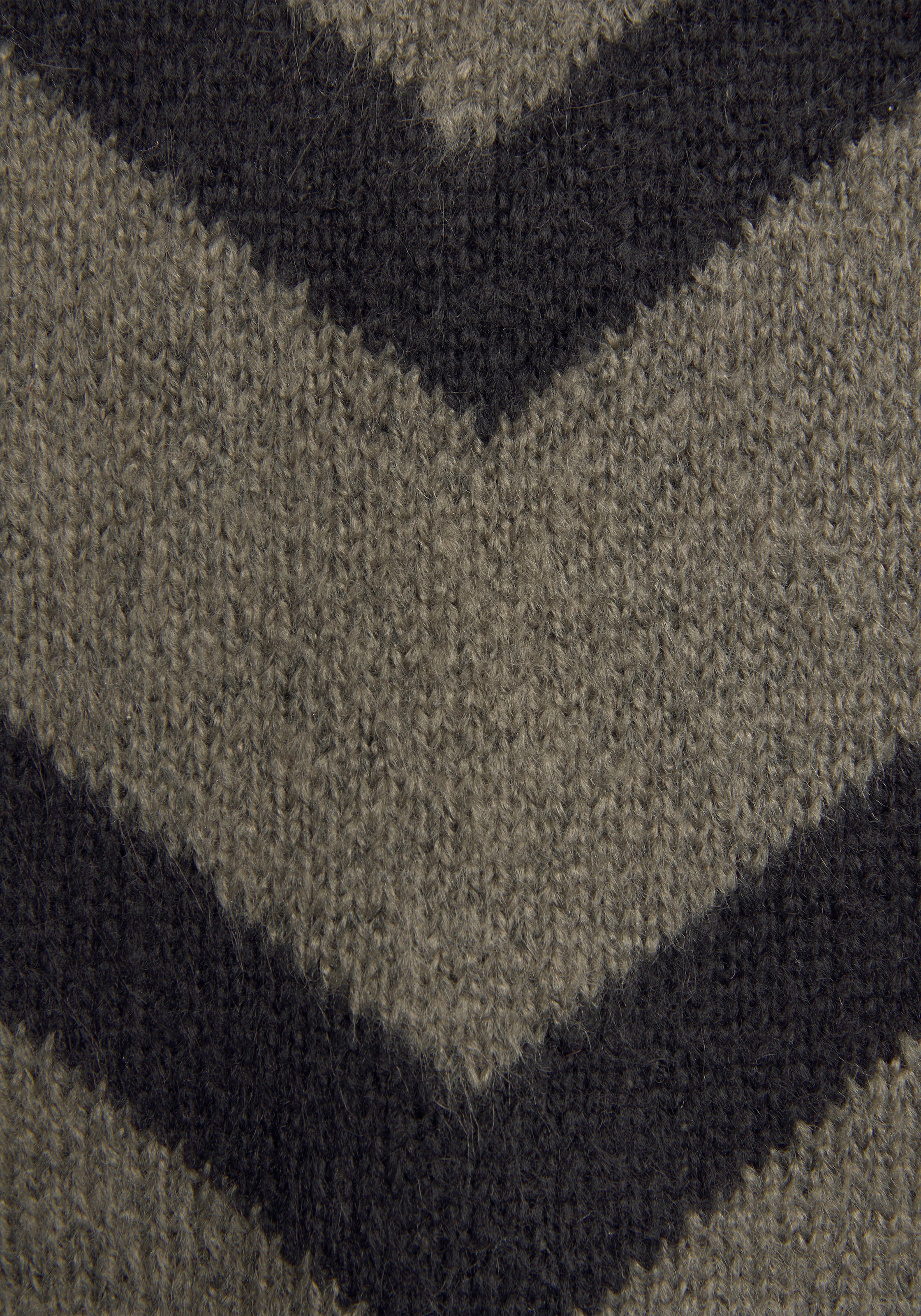 LASCANA Strickpullover, mit eingestrickten Streifen, modischer Damenpullover