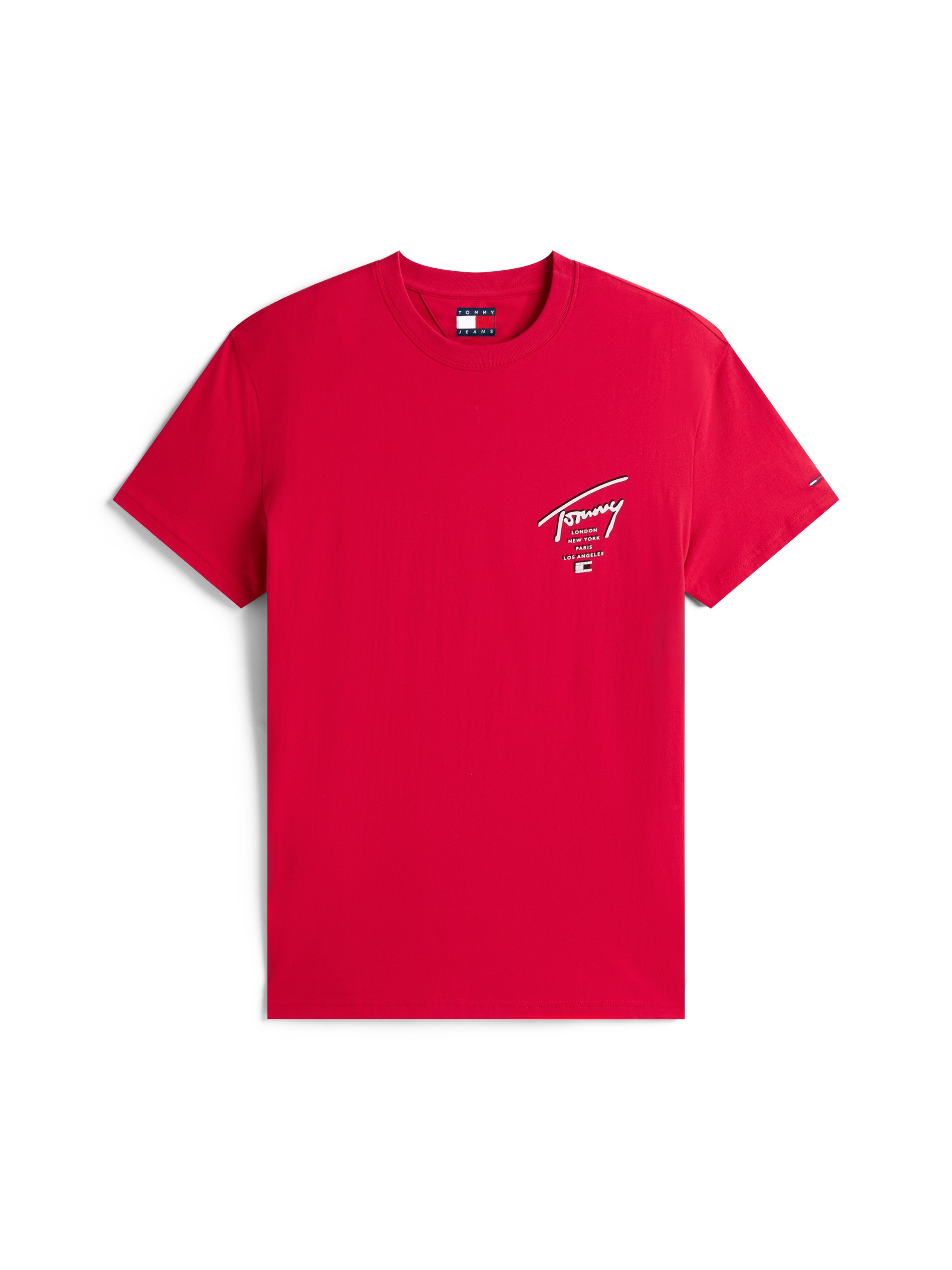Tommy Jeans T-Shirt »TJM SIGN CITY TEE EXT« Rundhals, regular fit, großer Rückenprint