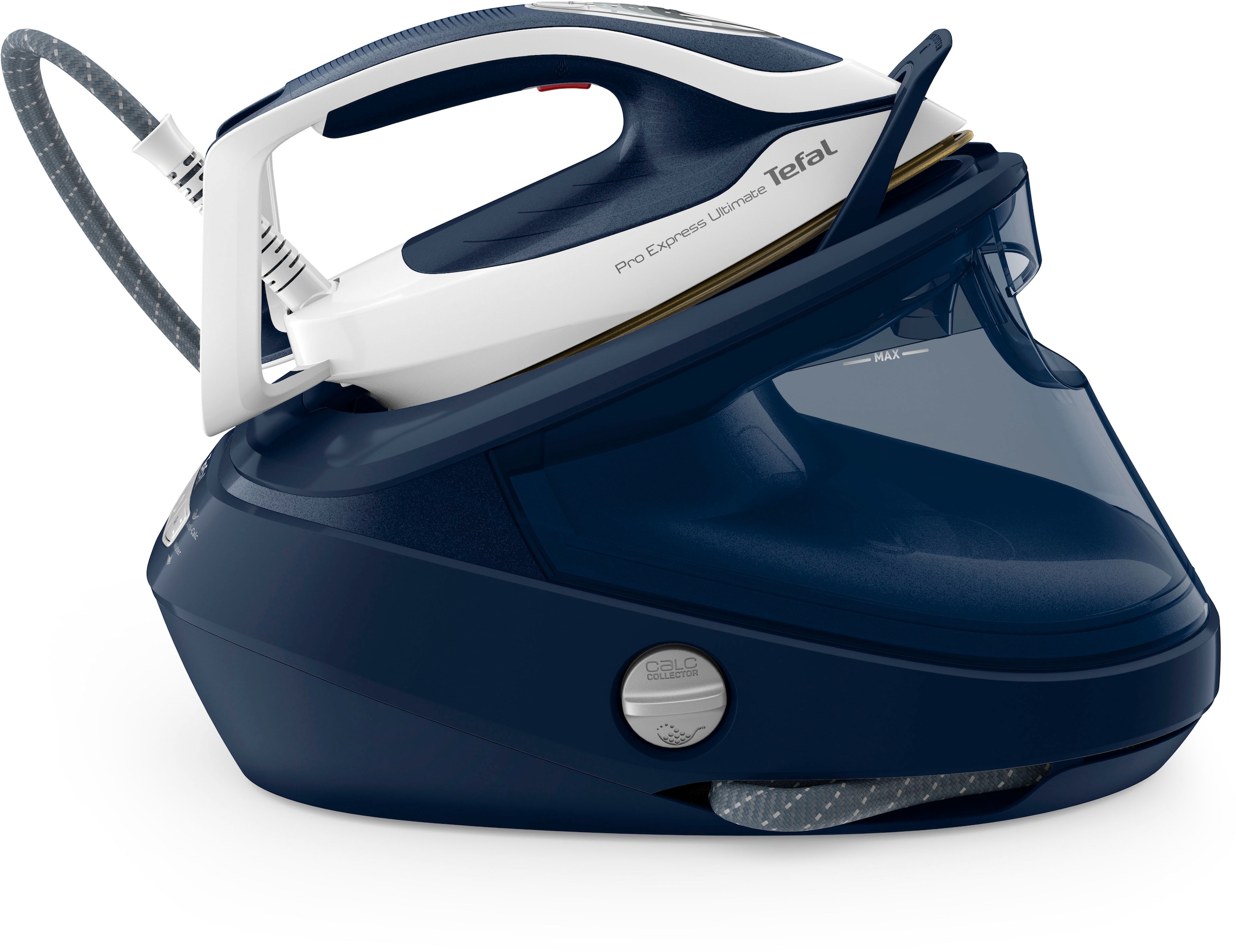 Tefal Dampfbügelstation »Pro Express Ultimate, 8-Bar-Druck, abnehmbarer Kalk-Kollektor,«, konstante Dampfabgabe 170 g/Min., Dampfstoß 590 g/Min., GV9720