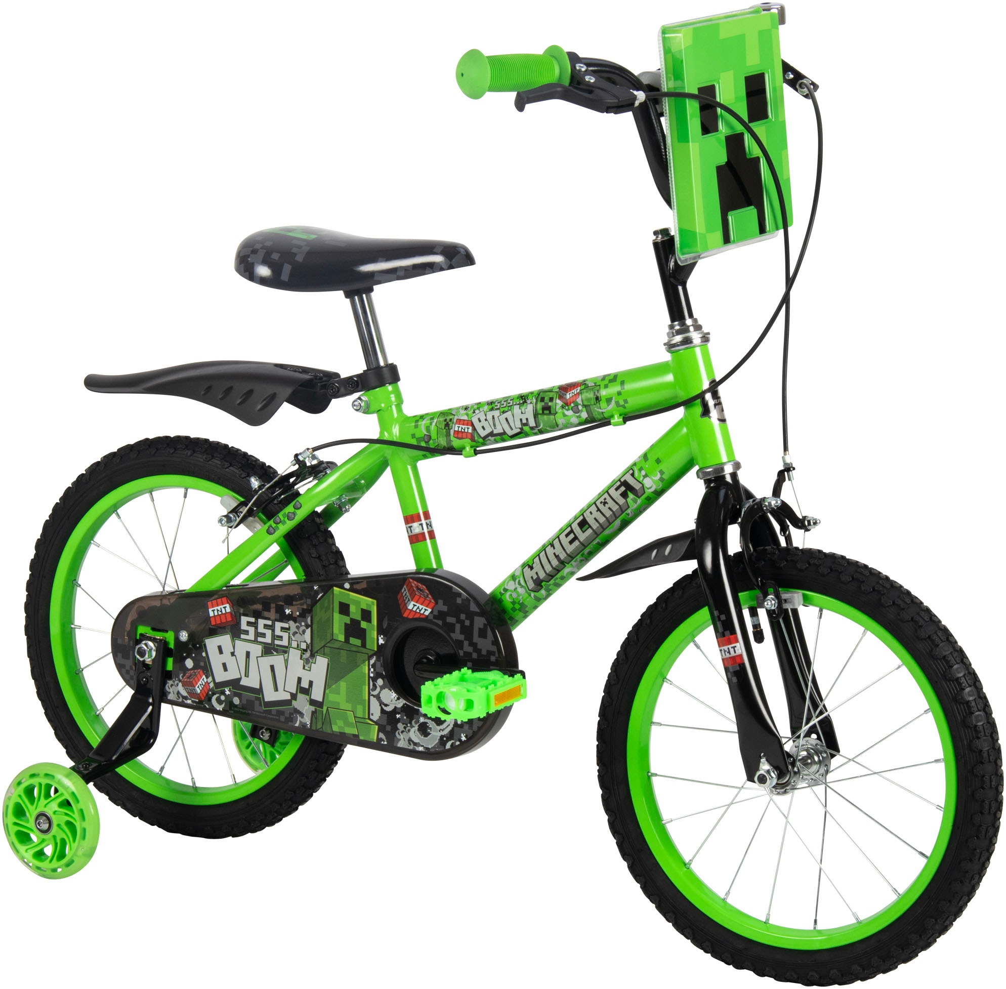 Huffy Kinderfahrrad »Minecraft Kinder 16 Zoll Fahrrad«