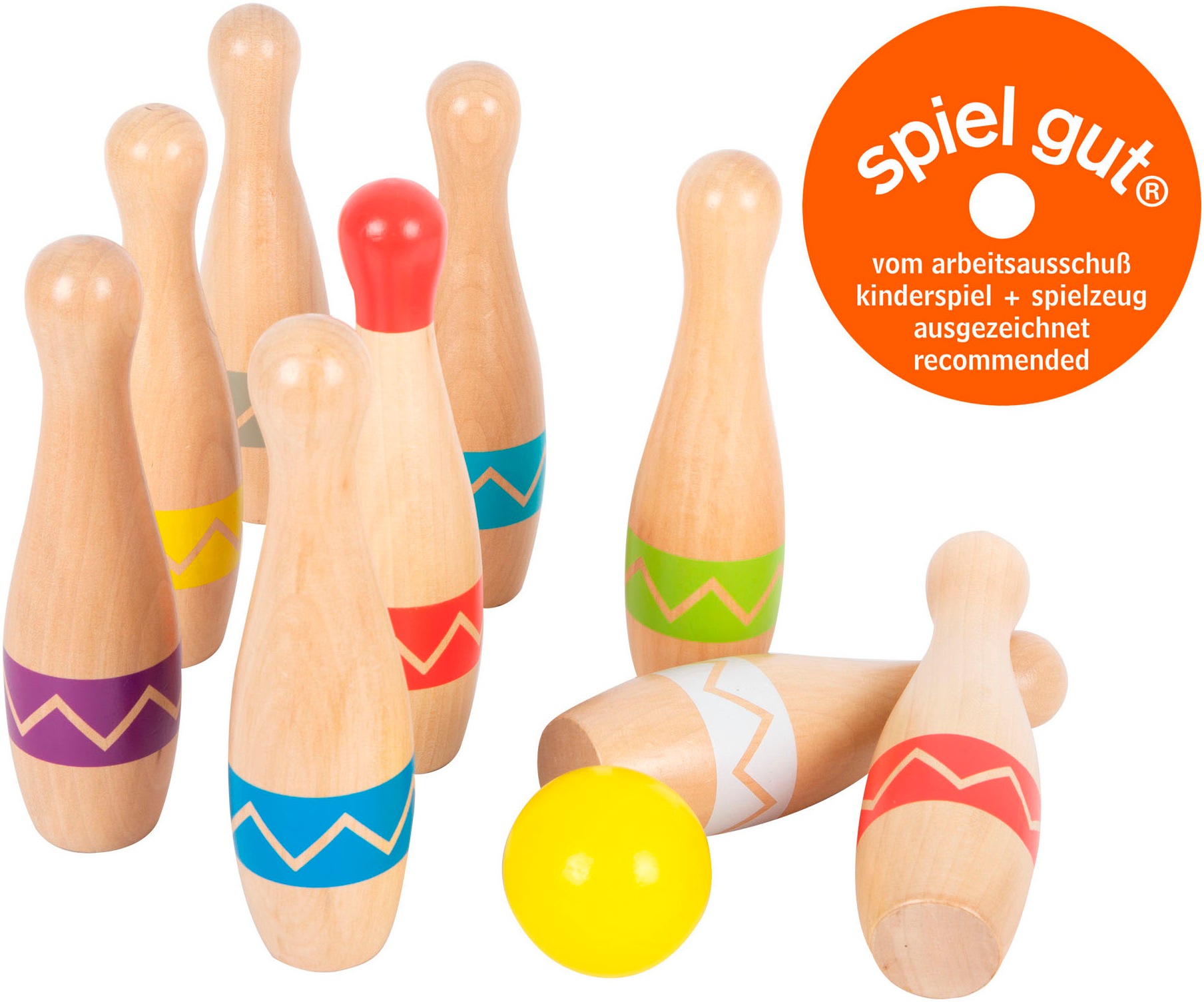 Small Foot Spiel »Kegelspiel Active«, inkl. Tragebeutel