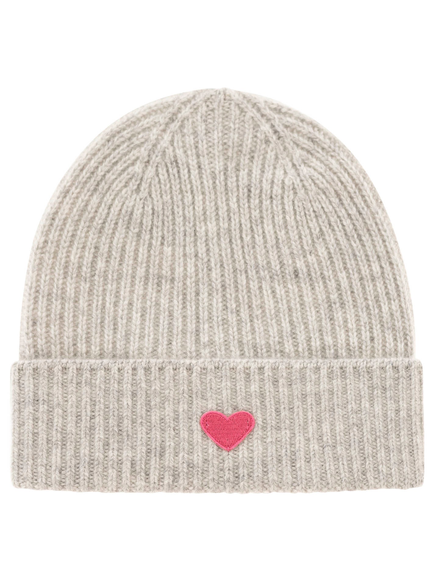 Zwillingsherz Beanie »"Heart-Patch"«, Kids-Kaschmir Mütze mit Herzpatch