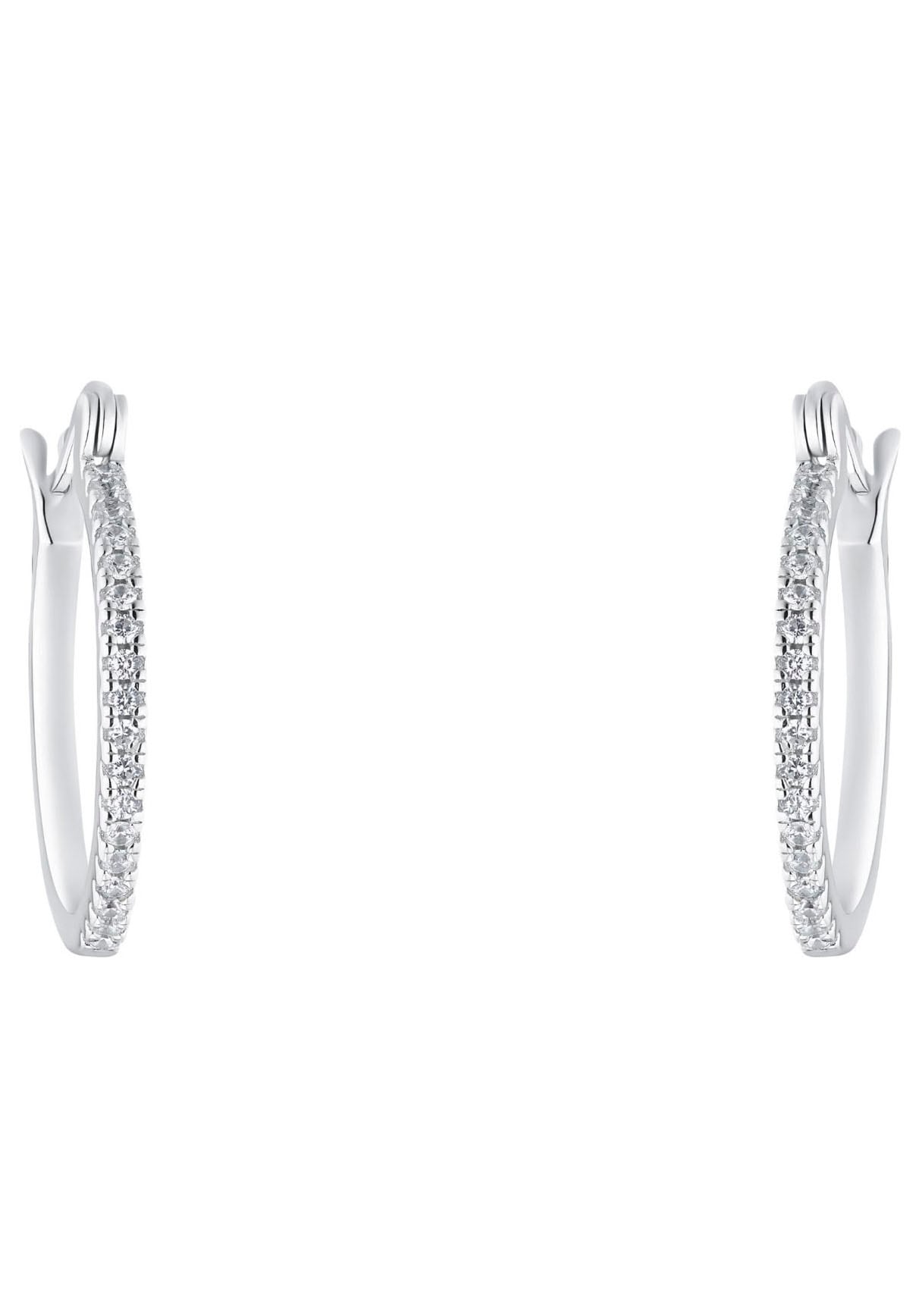 Amor Paar Creolen », 9348039« mit Zirkonia (synth.)