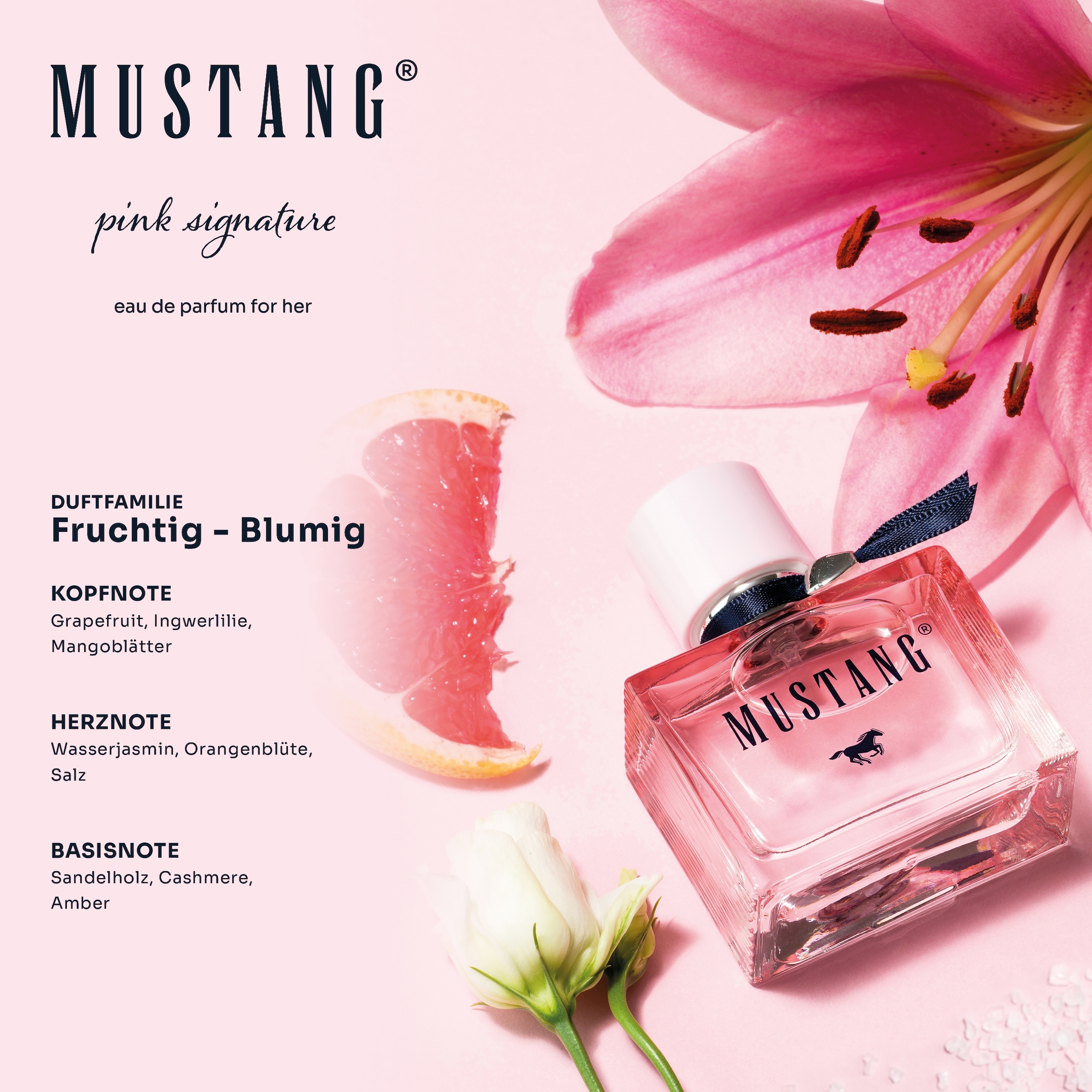 MUSTANG Eau de Parfum »MUSTANG pink signature for her EdP 30ml«