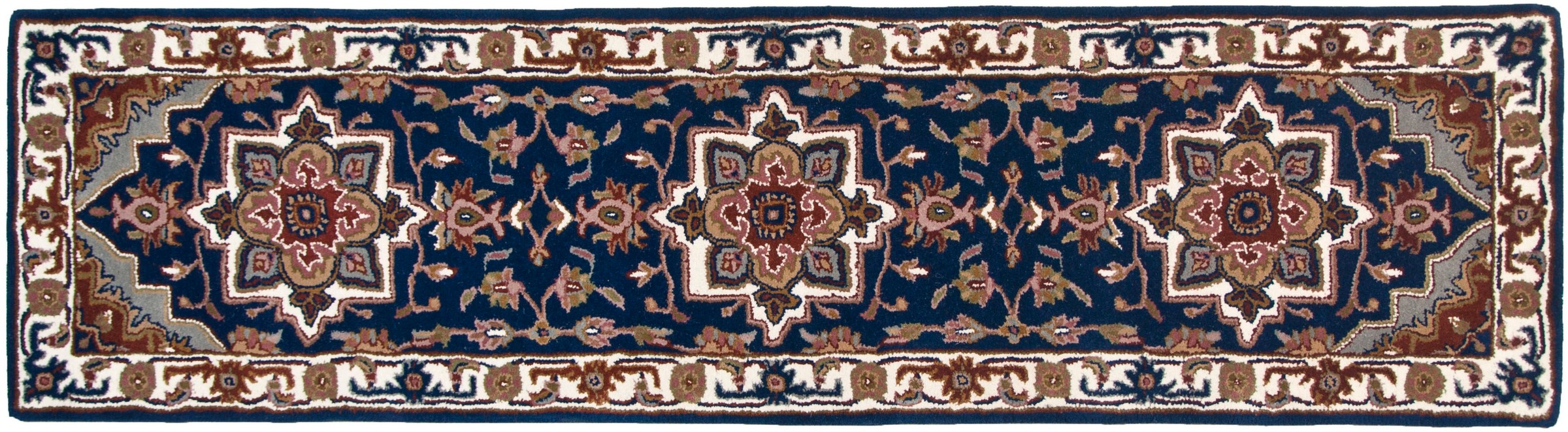 THEKO Wollteppich »Royal Heriz«, rechteckig, 14 mm Höhe, reine Wolle, Orien günstig online kaufen
