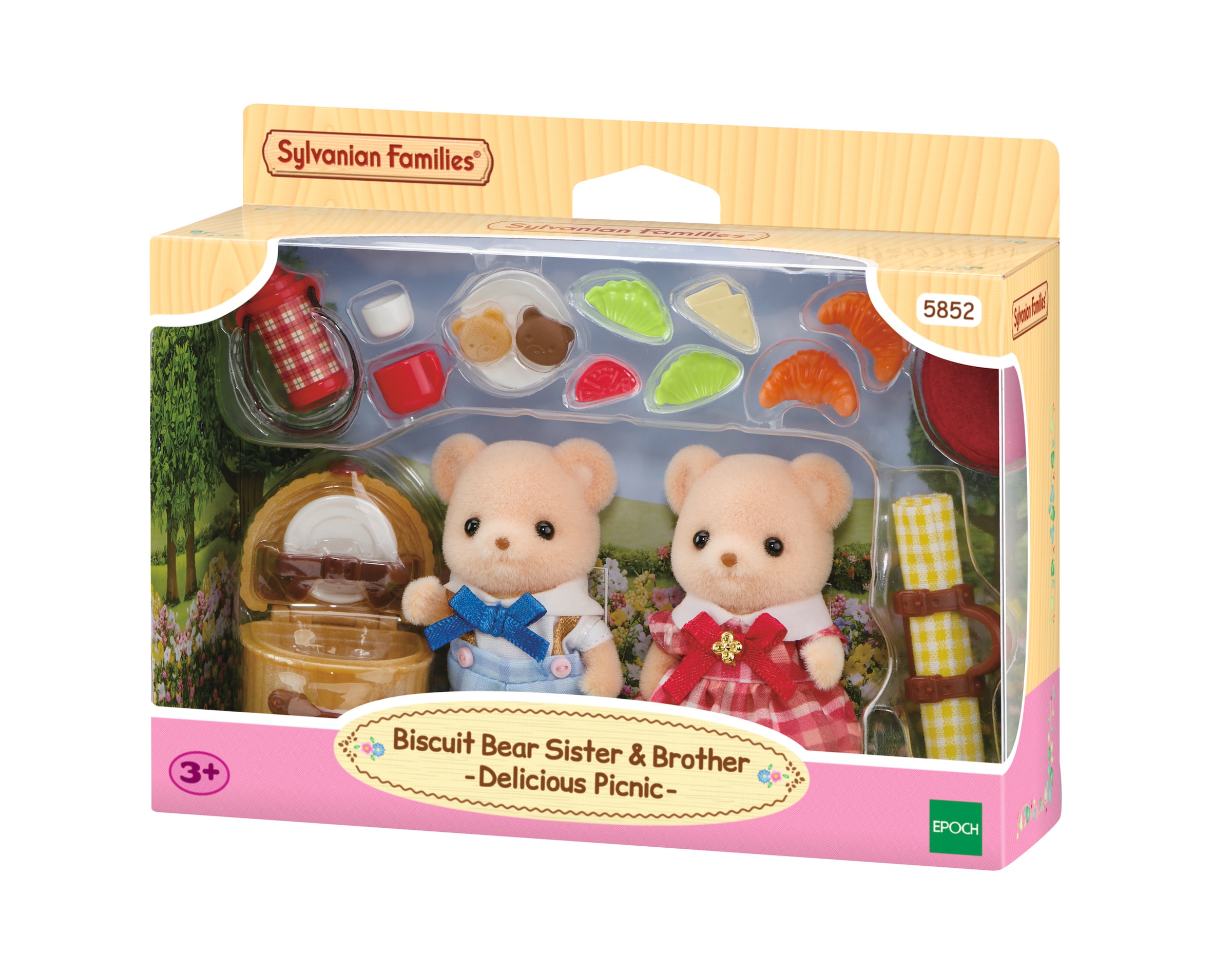 Sylvanian Families Spielwelt »Biscuit Bären Picknickspaß (5852)«