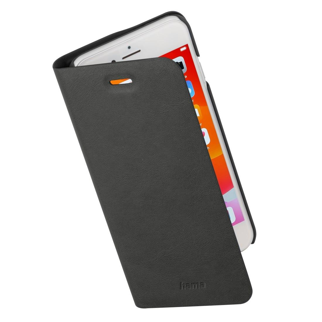 Hama Smartphone-Hülle »Booklet für Apple iPhone 7, iPhone 8, iPhone SE 2020, iPhone SE 2022«, Farbe Schwarz, Standfunktion & Einsteckfach mit Fingeröffnung