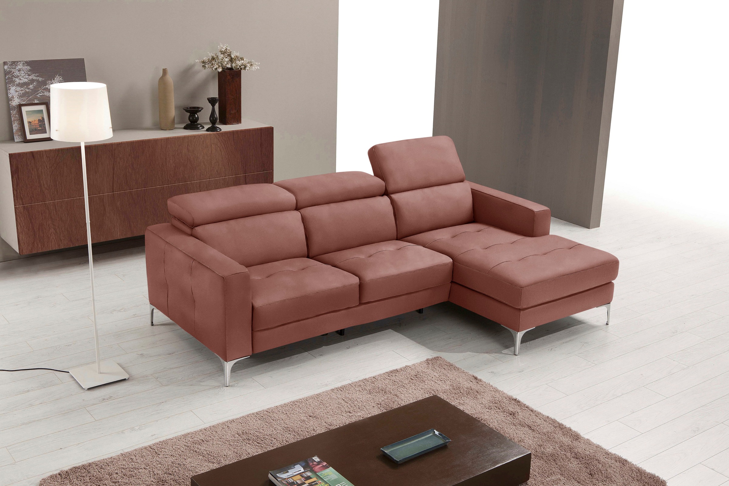 Egoitaliano Ecksofa »Matt, erstklassiger Sitzkomfort, aufwendige Detailvera günstig online kaufen