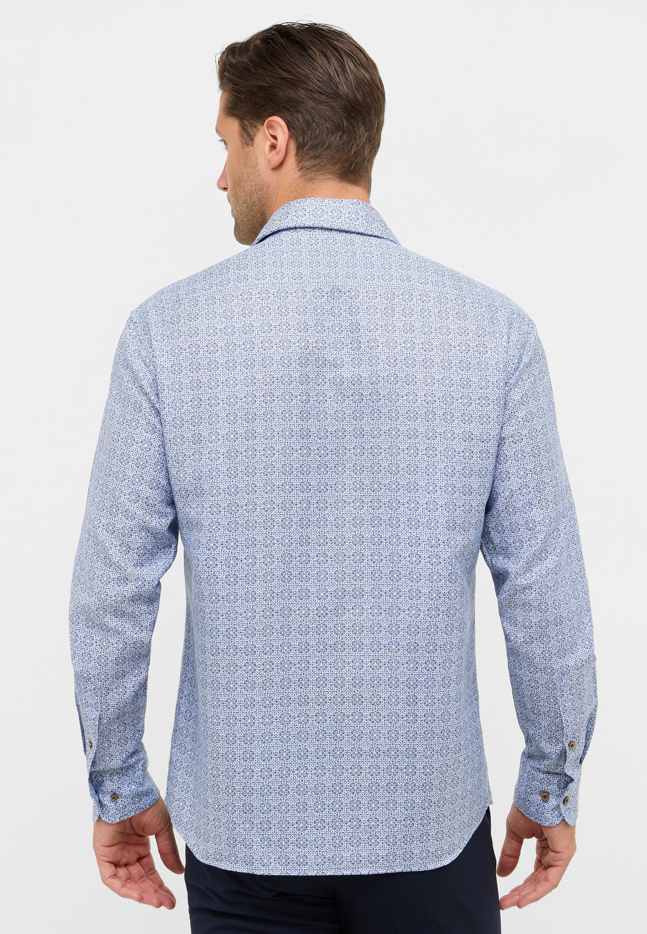 Eterna Langarmhemd »MODERN FIT«, EASY IRON (bügelleicht)