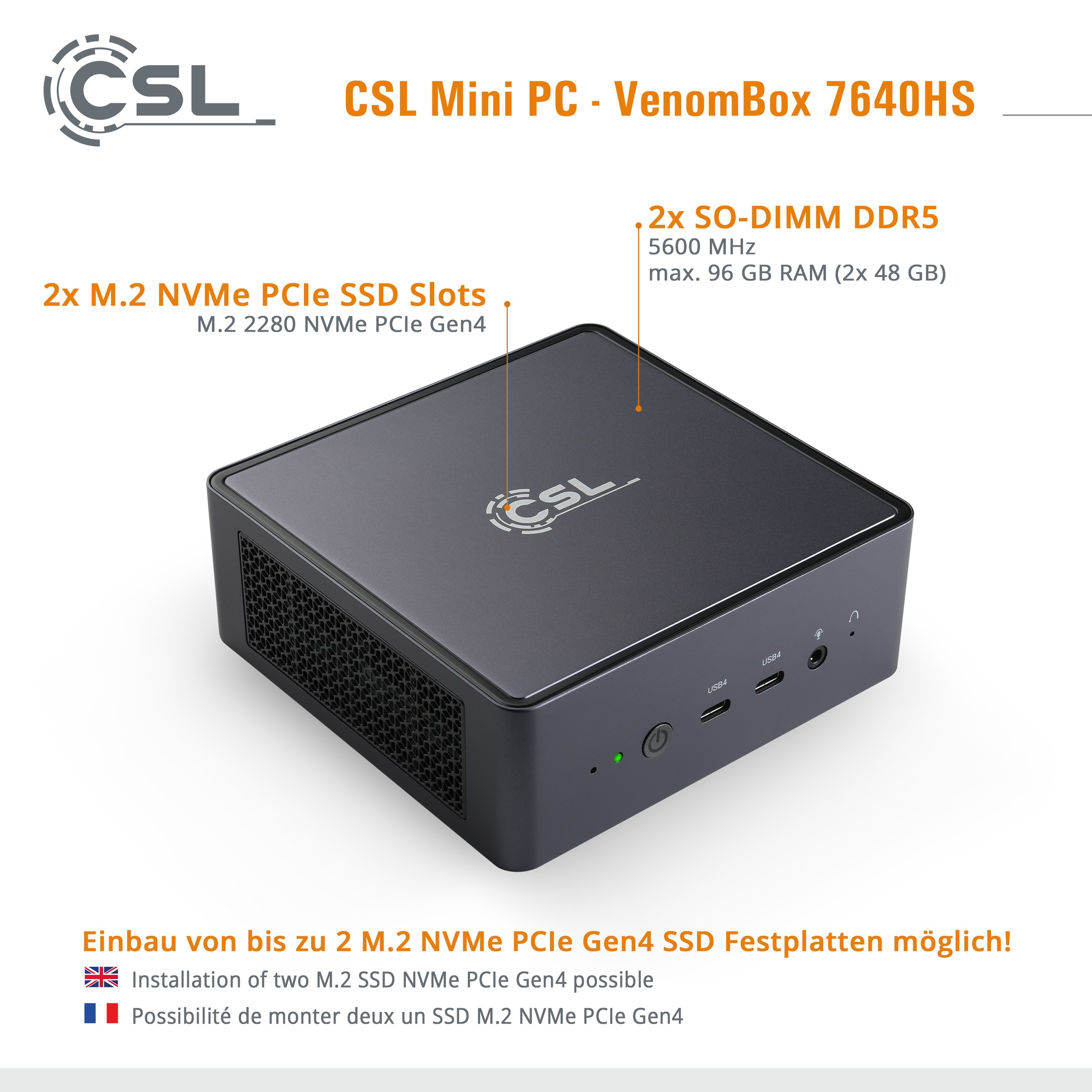 CSL PC »VenomBox 7640HS«