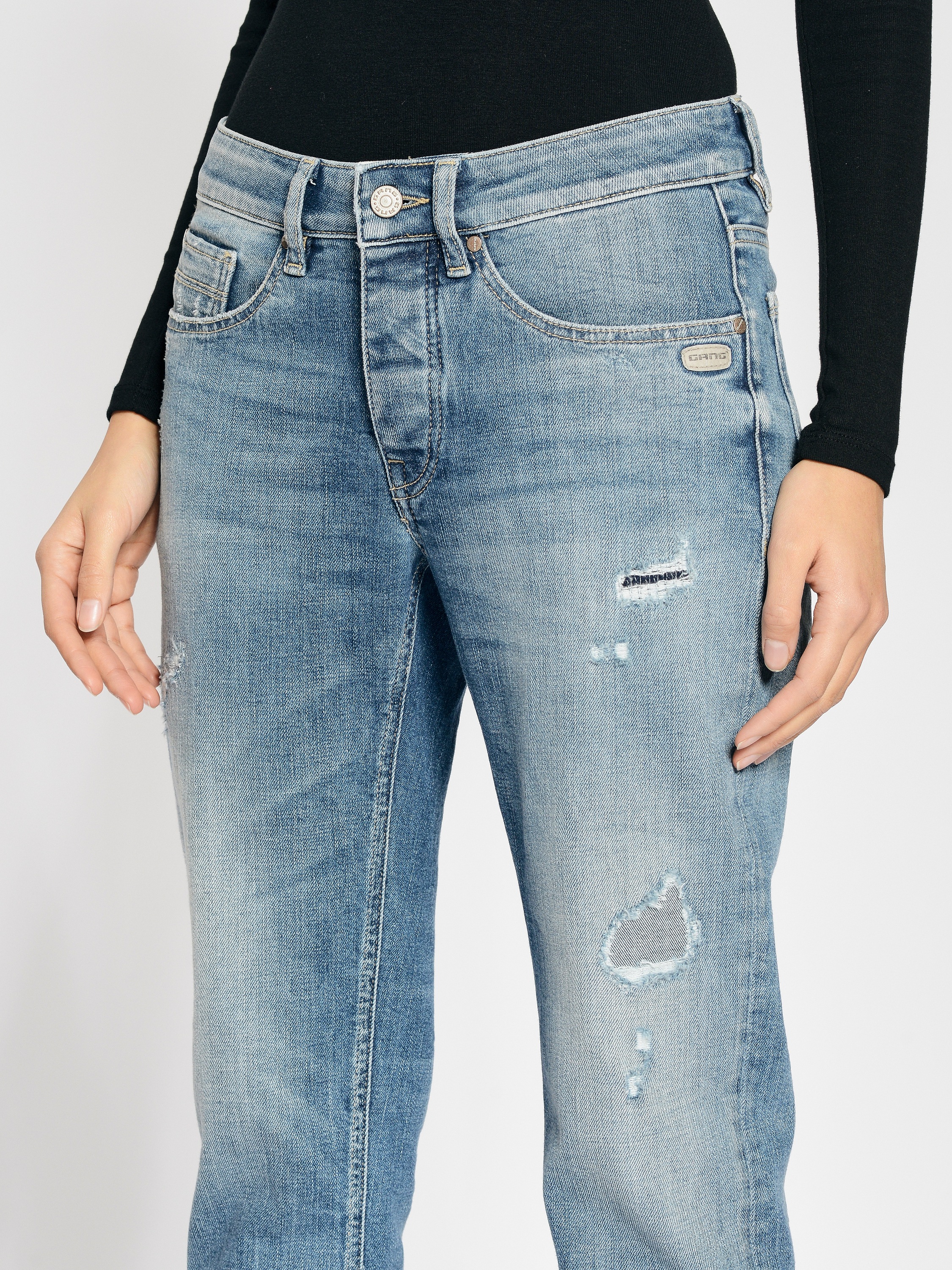 GANG Boyfriend-Jeans »GANG Jeans Boyfriend 94NICA CROPPED«