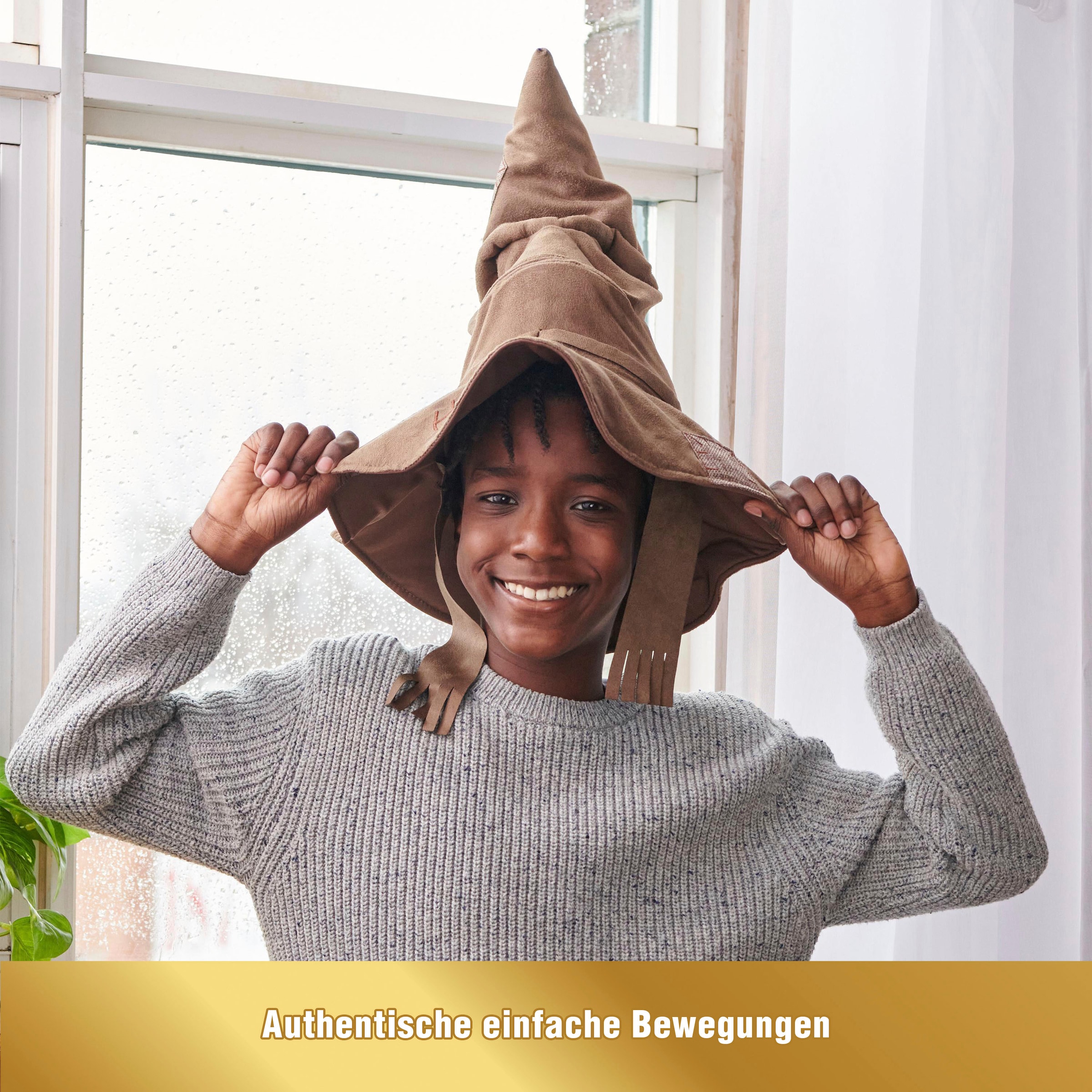 Spin Master Spielfigur »Wizarding World - Sprechender Hut (zweisprachig DE+IT)«, mit Geräuschen und Bewegungen