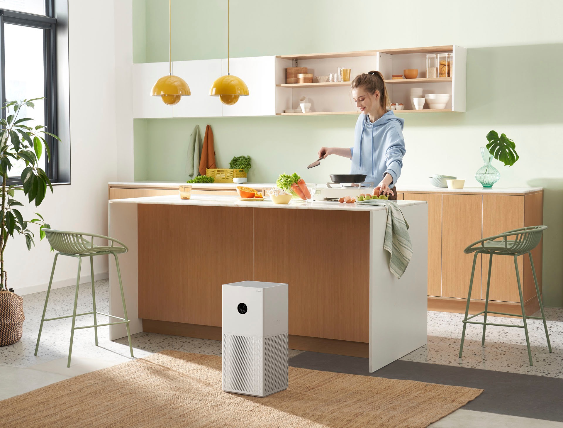 Xiaomi Luftreiniger »Mi Smart Air Purifier 4 Lite«, für 43 m² Räume, Steuerung über App
