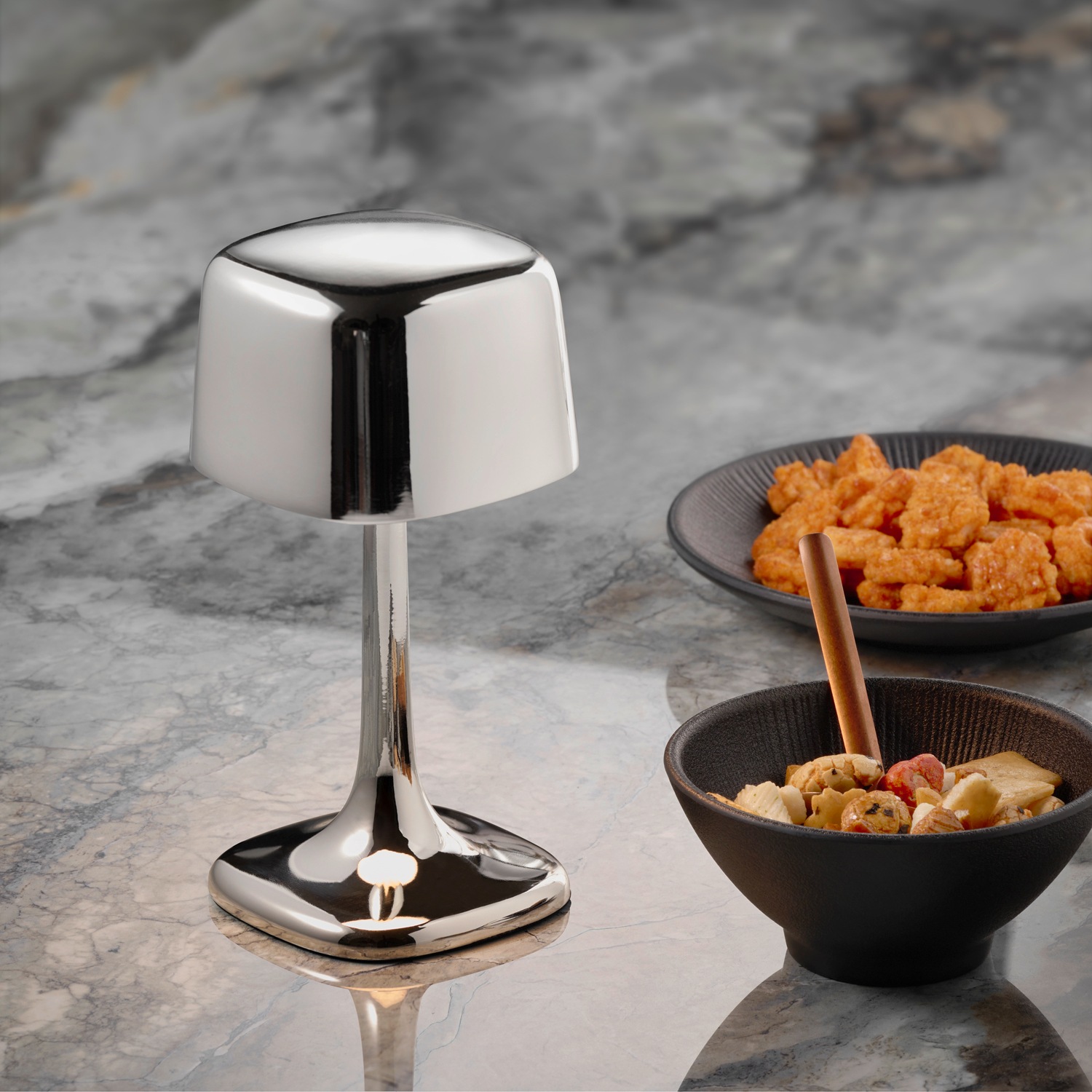 APS LED Tischleuchte »SOHO, inkl. Fernbedienung und Ladestation« LED-Board günstig online kaufen