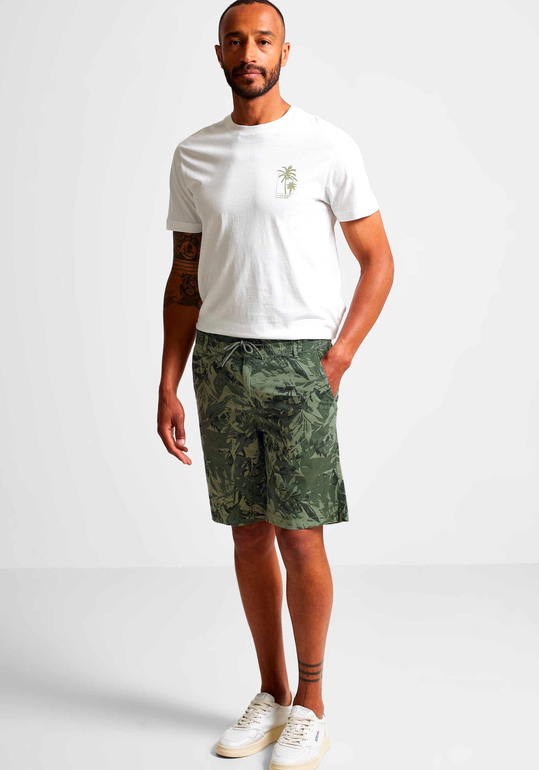 4. Bild von STREET ONE MEN Shorts, mit dem sommerlichen Print