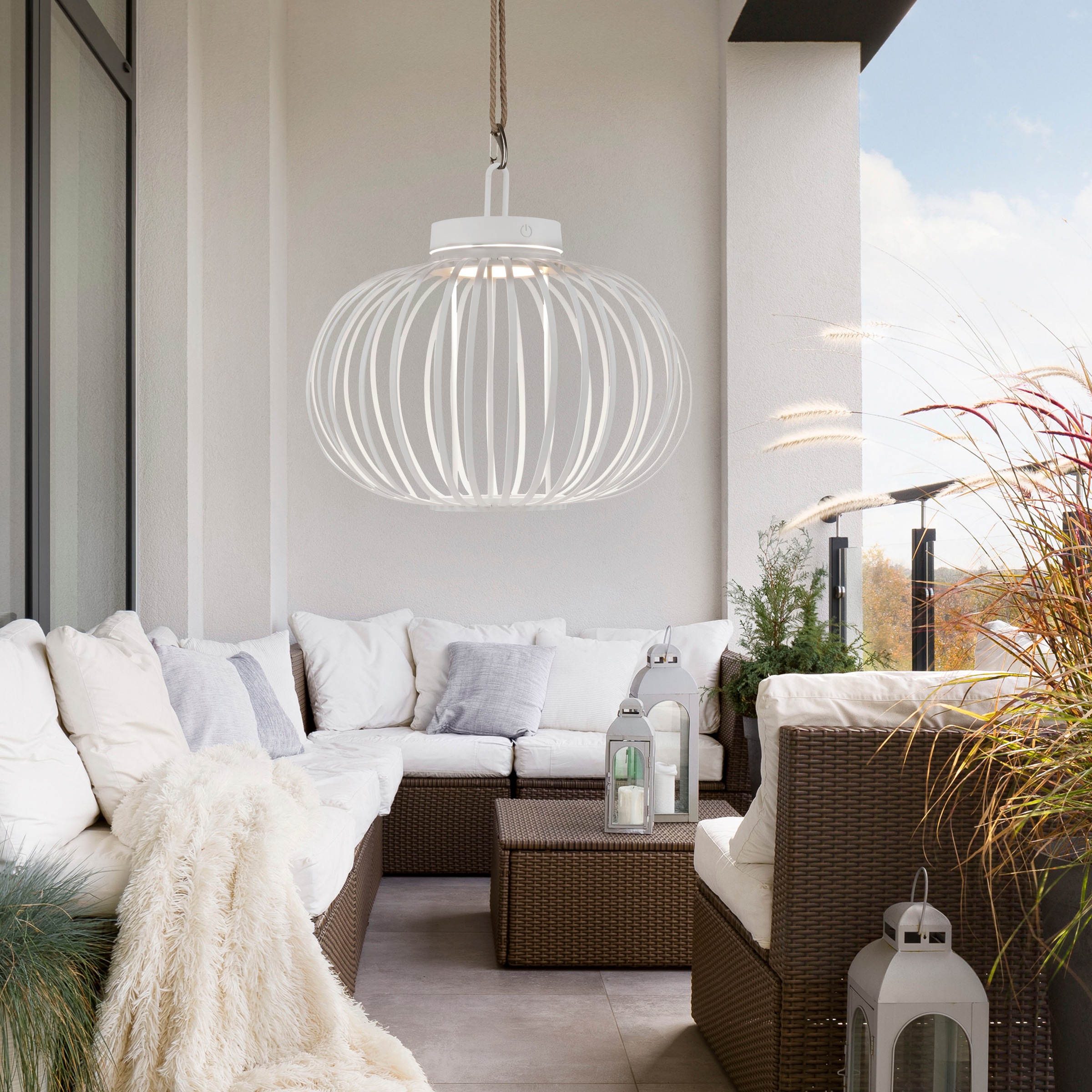 JUST LIGHT Pendelleuchte »AKUBA«, 1 flammig, Leuchtmittel LED-Modul   LED f günstig online kaufen