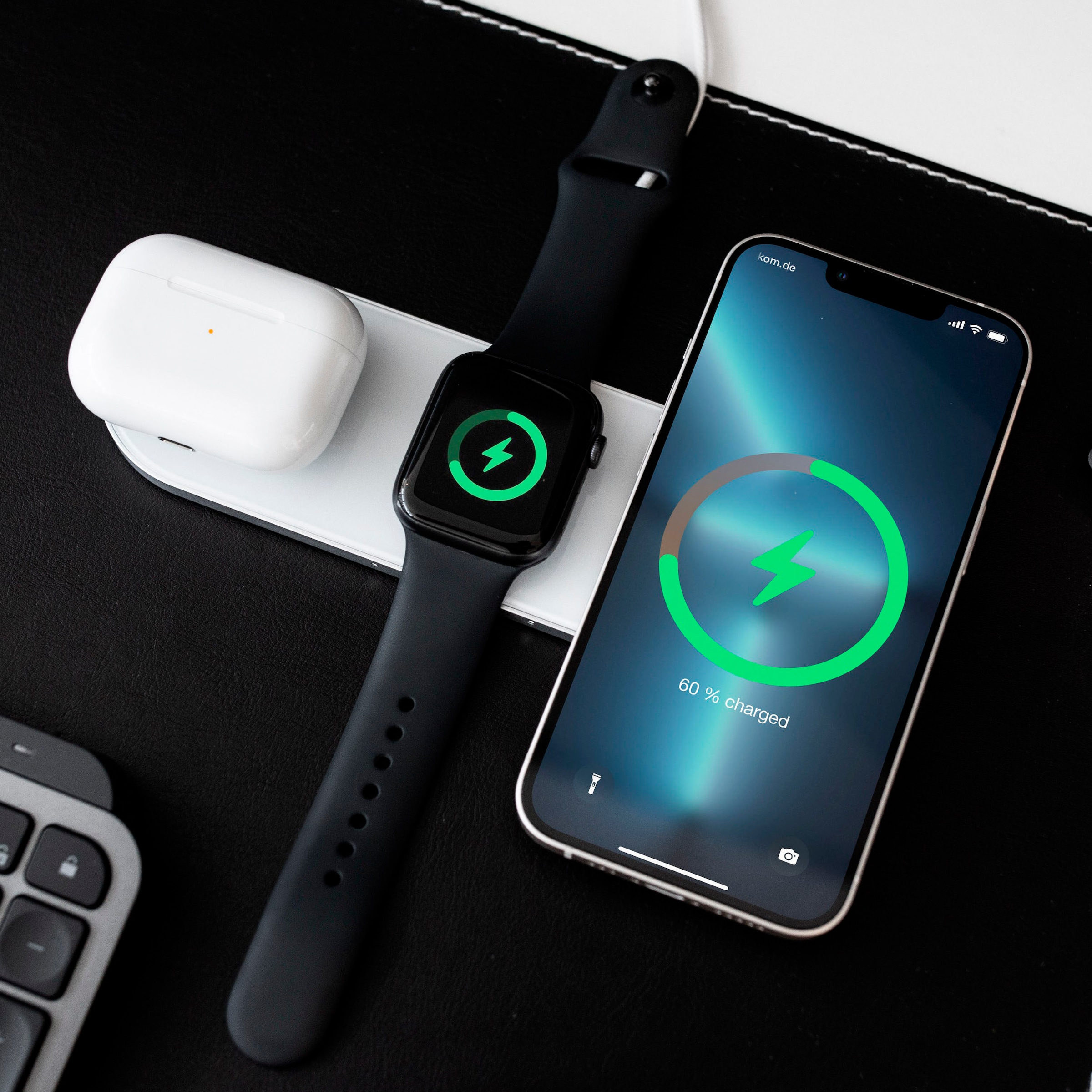 VONMÄHLEN Akku-Ladestation »Aura Home 3-in-1 Wireless Charger«