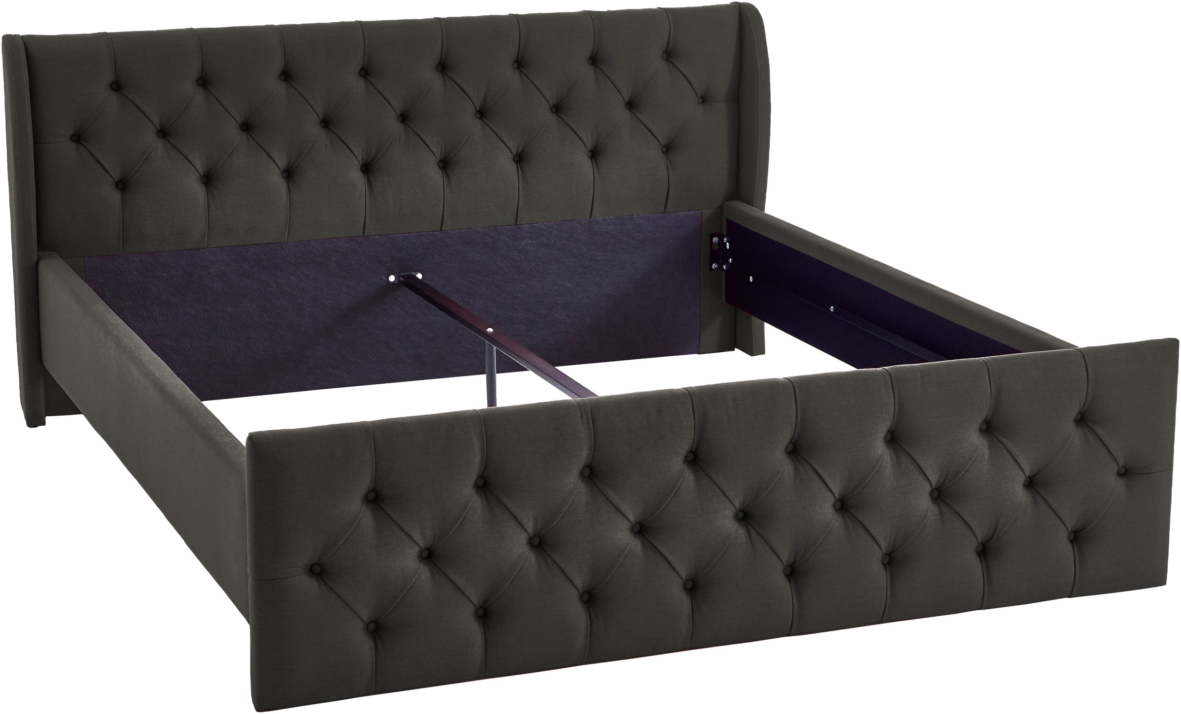 ATLANTIC home collection Bettgestell »TAMINA mit Chesterfieldoptik Kopf- un günstig online kaufen