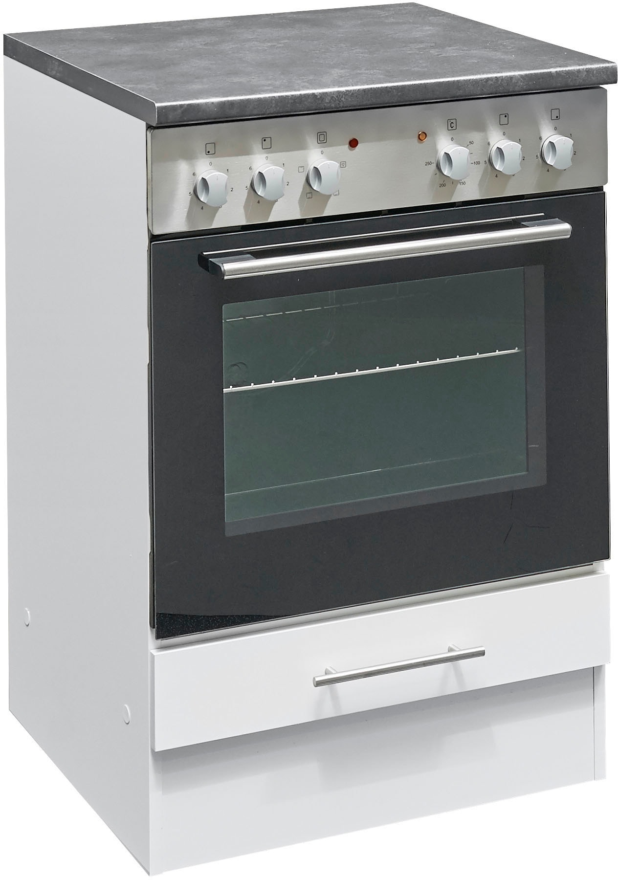 BASIC by Balculina Herdumbauschrank »Eddi«, Breite 60 cm