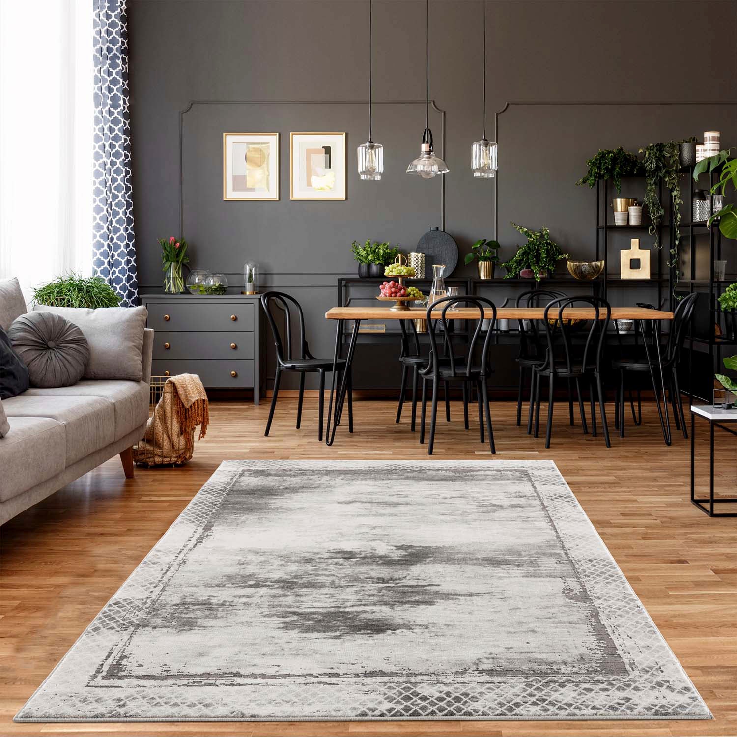 Carpet City Teppich »Noa 9332«, rechteckig, 11 mm Höhe, Läufer, Kurzflor, M günstig online kaufen